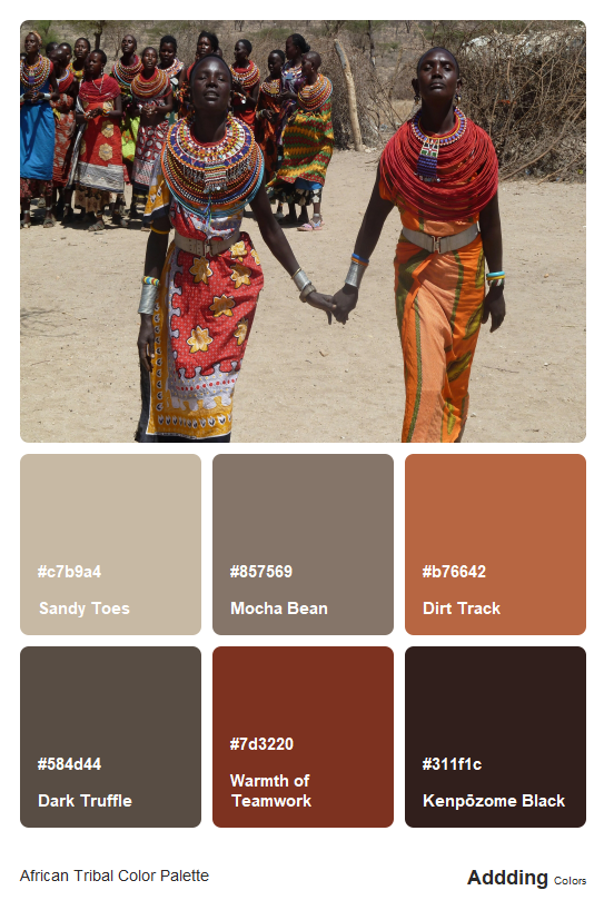 African Tribe Colours