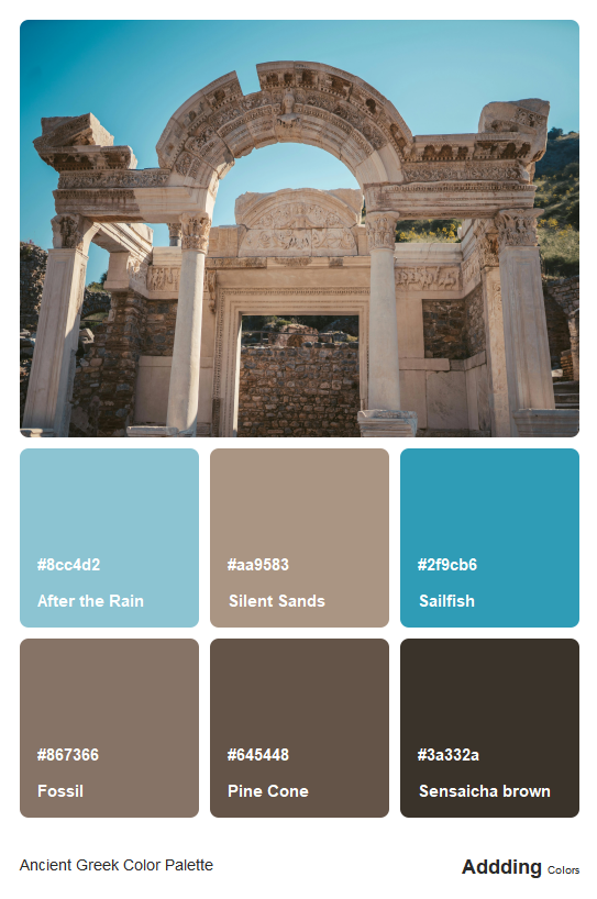 Greek Color Header Ancient Greek Colours