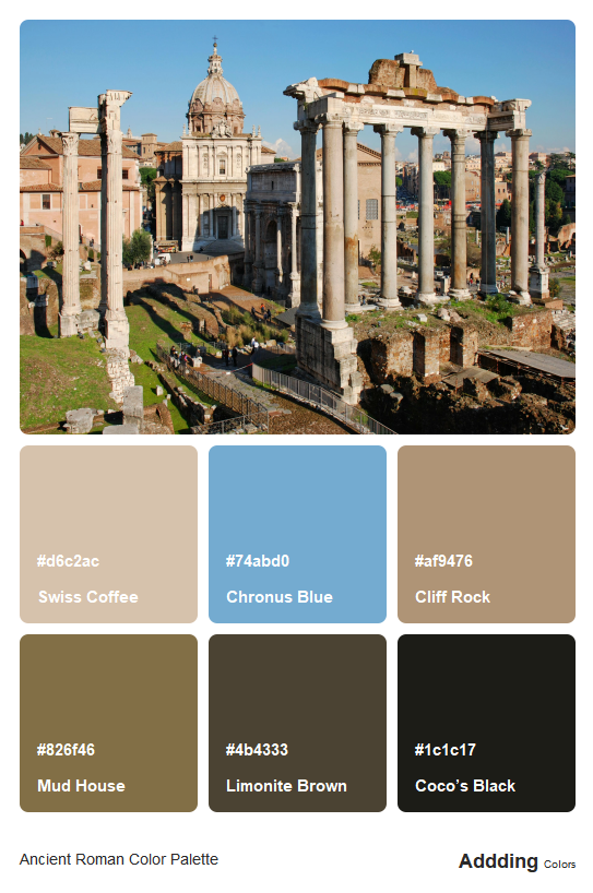 What Colour Is Rome Ancient Roman Color Symbolism