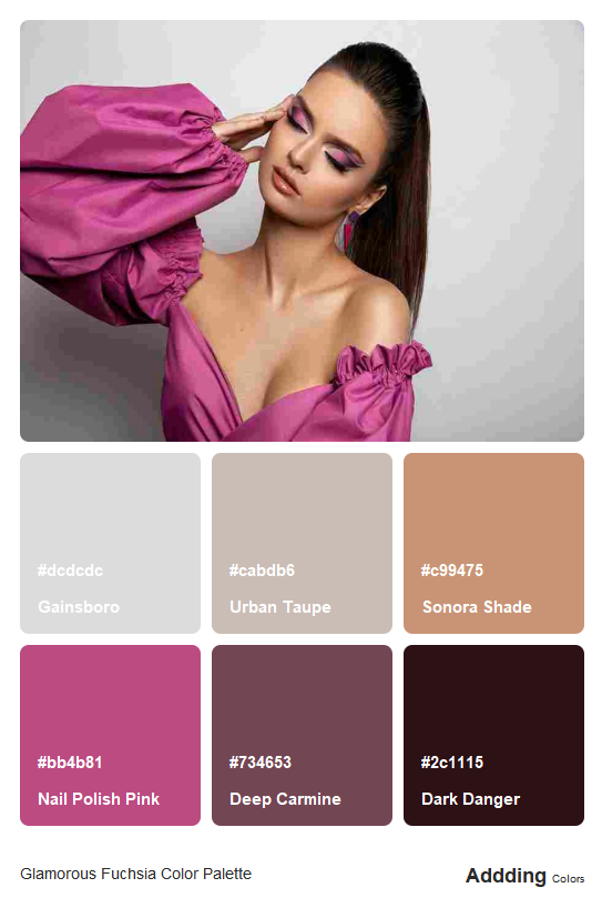 Dark Fuchsia Color Combination