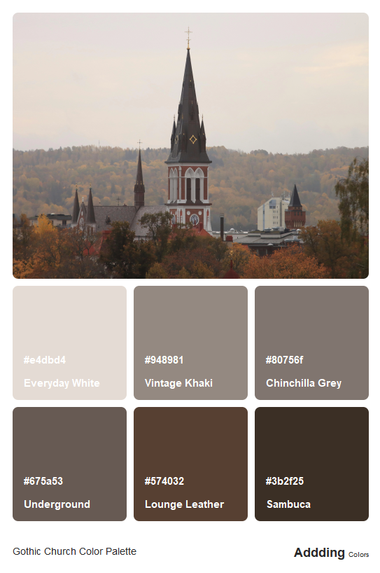 Church Bemis Color Chart