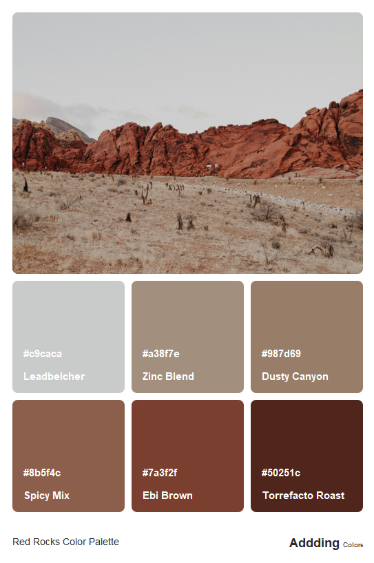 Big Rocks Color Pallets Rock Palette