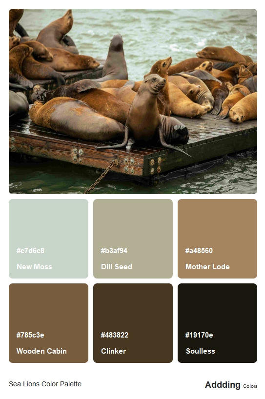 Lion Colour Palette