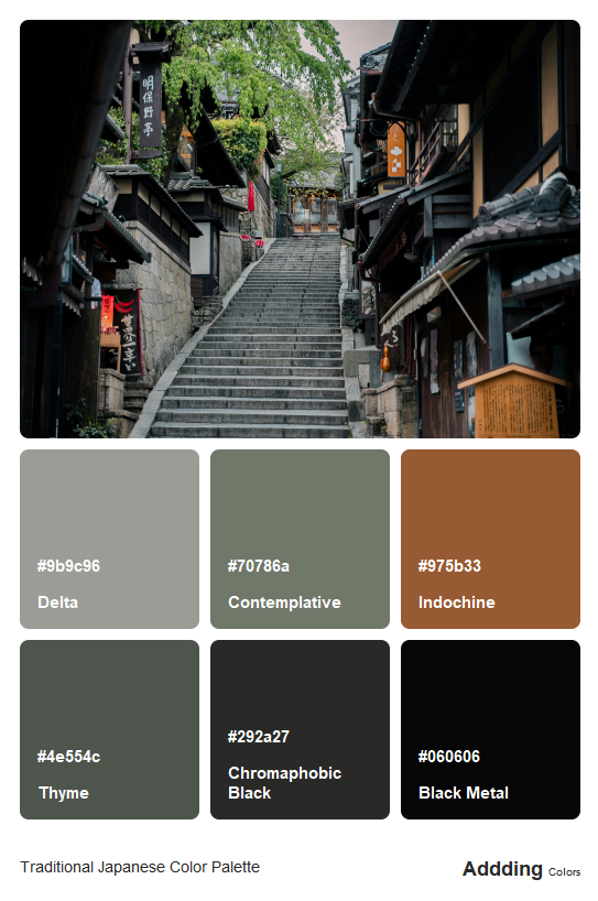 Jp Color Traditional Japanese Colors