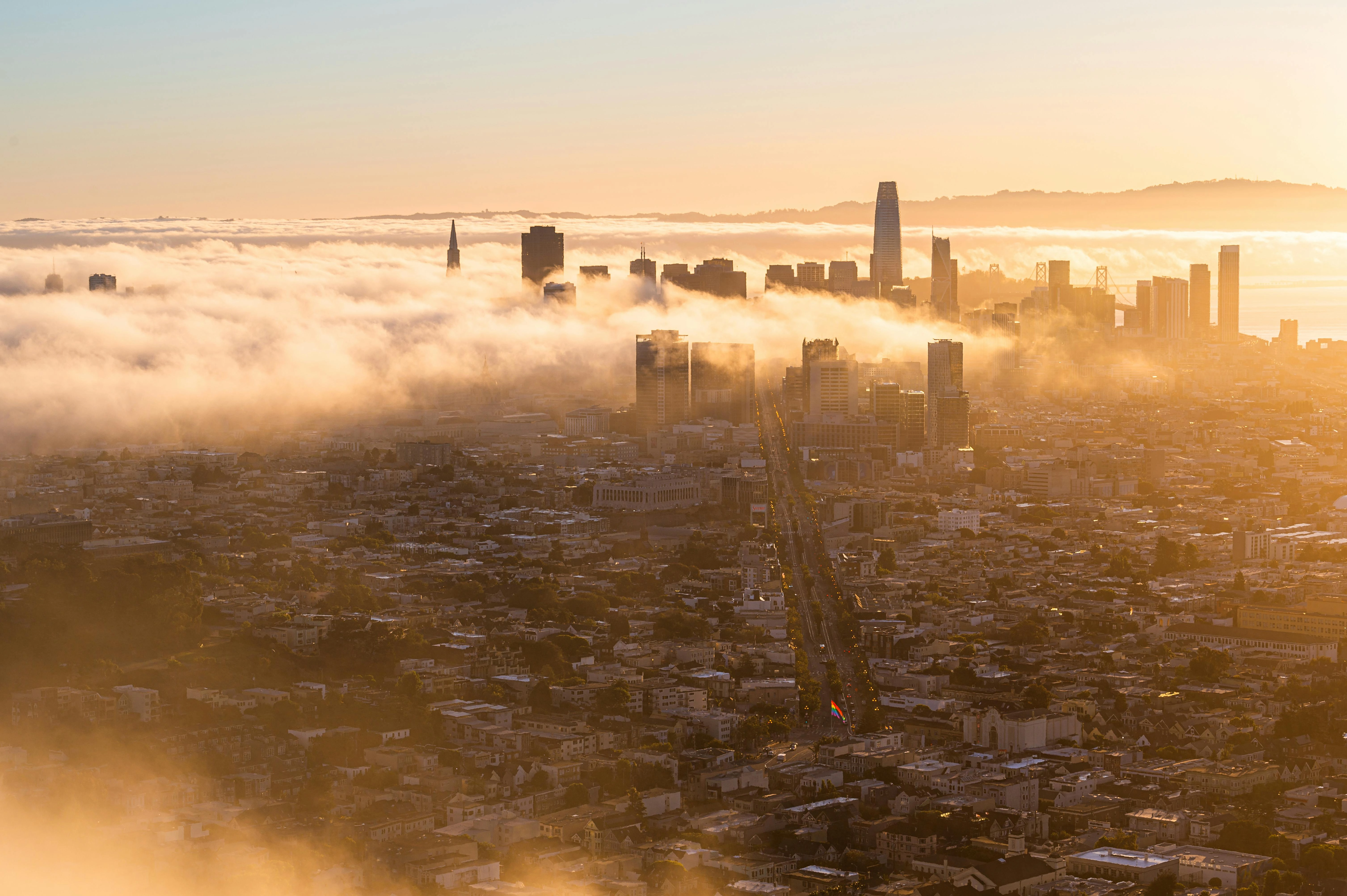 Foggy San Francisco Sunrise Foggy San Francisco Sunrise