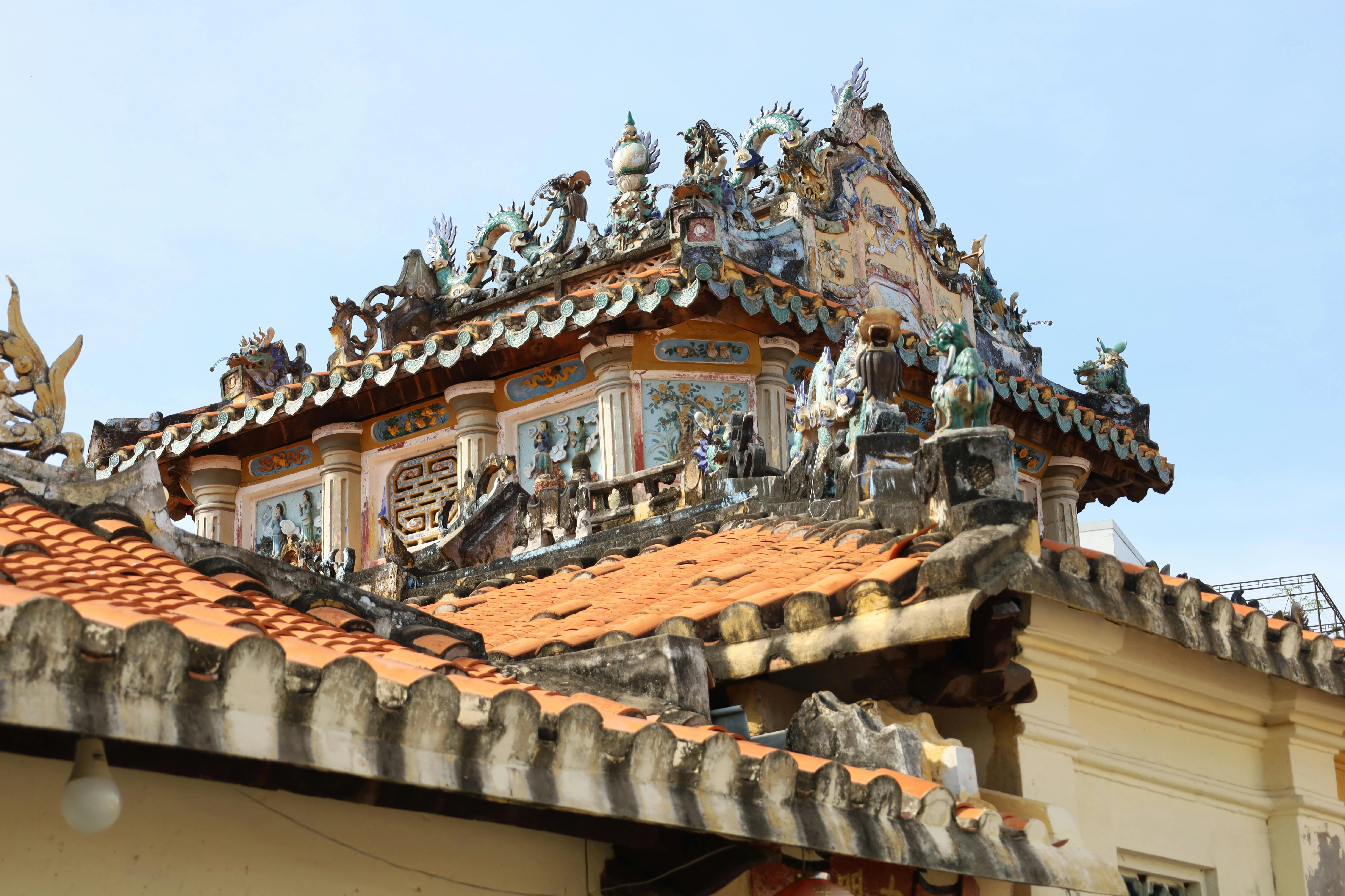 Ornate Asian Temple Roof Ornate Asian Temple Roof