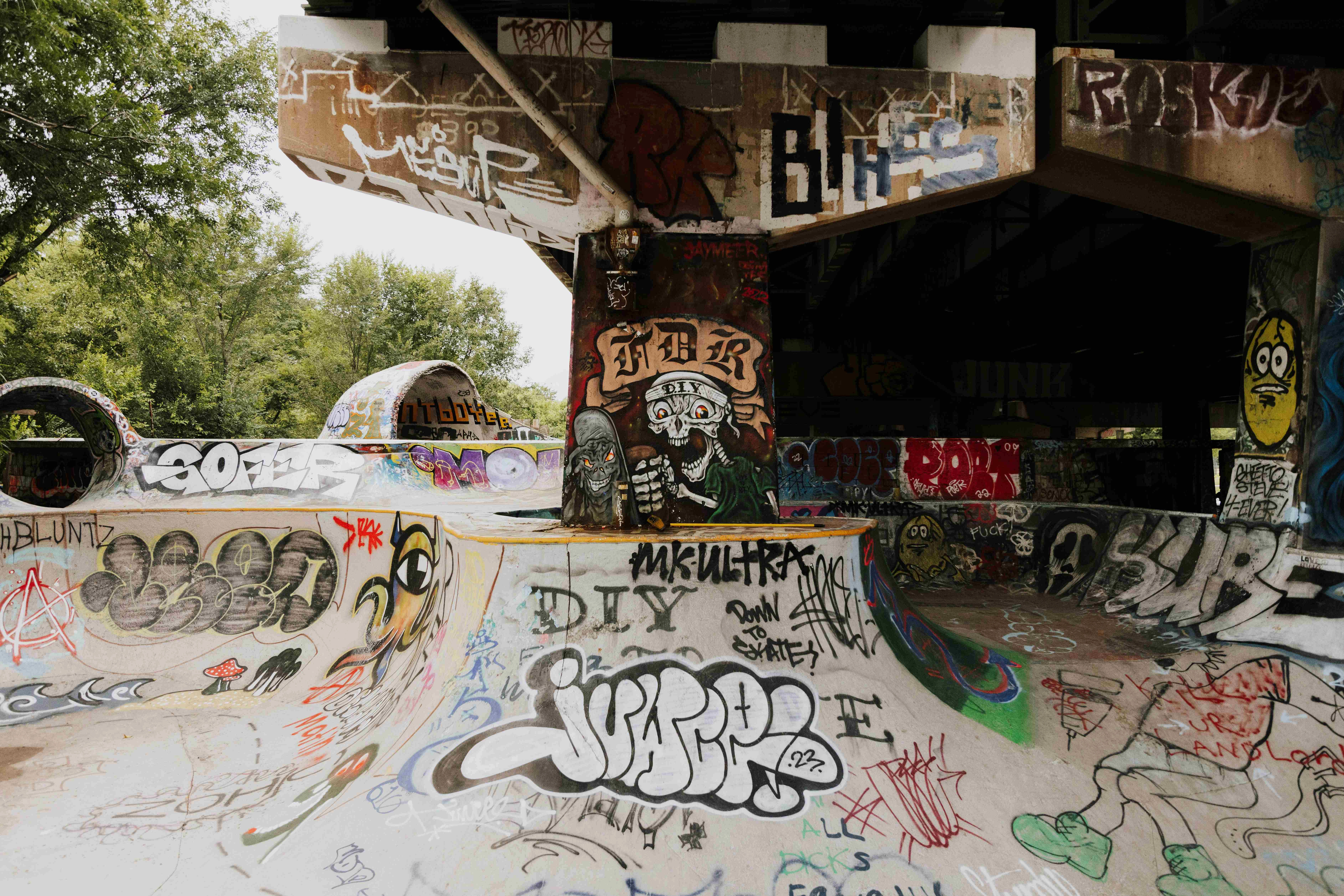 Urban Graffiti Skate Park