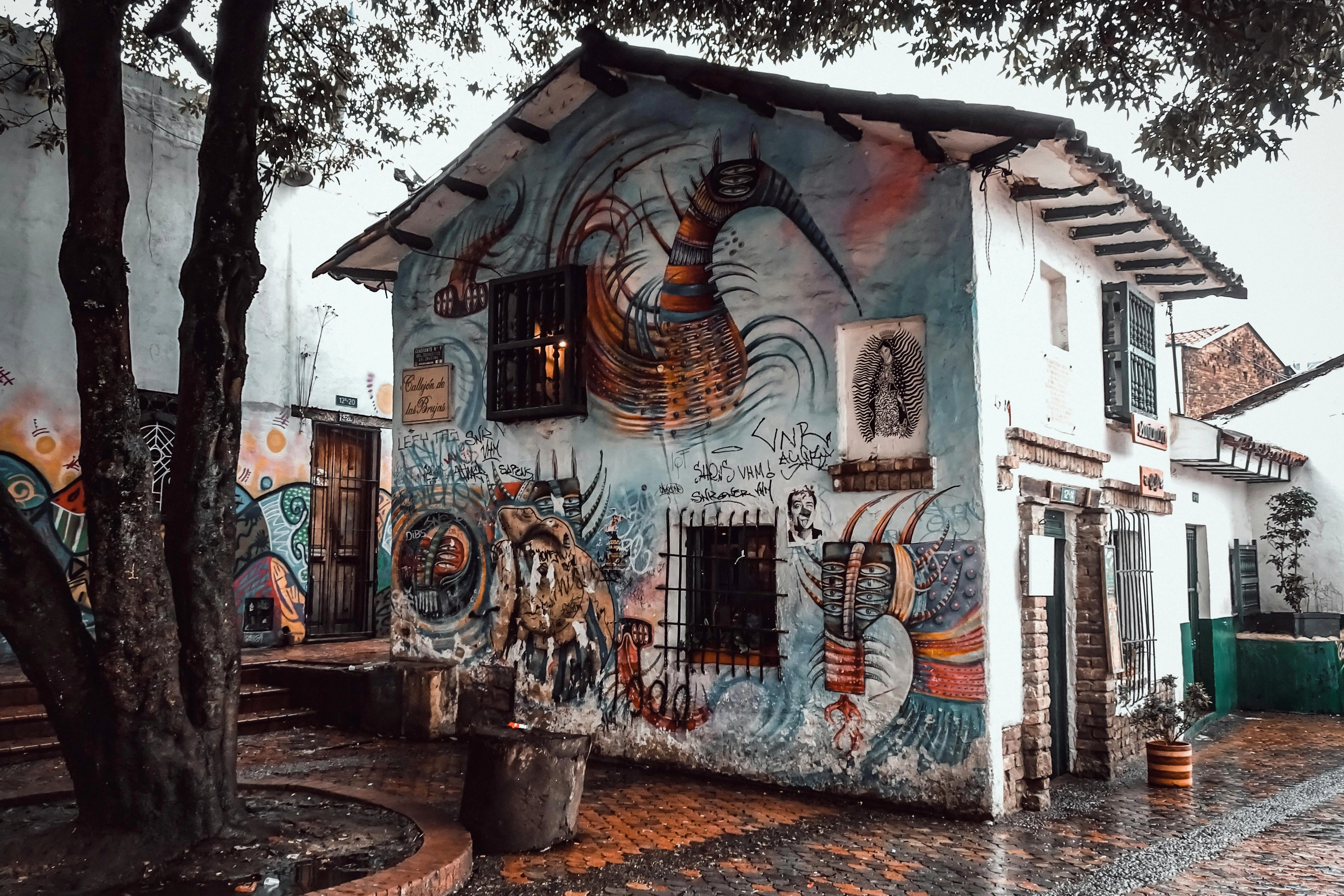 Vibrant Street Art Building