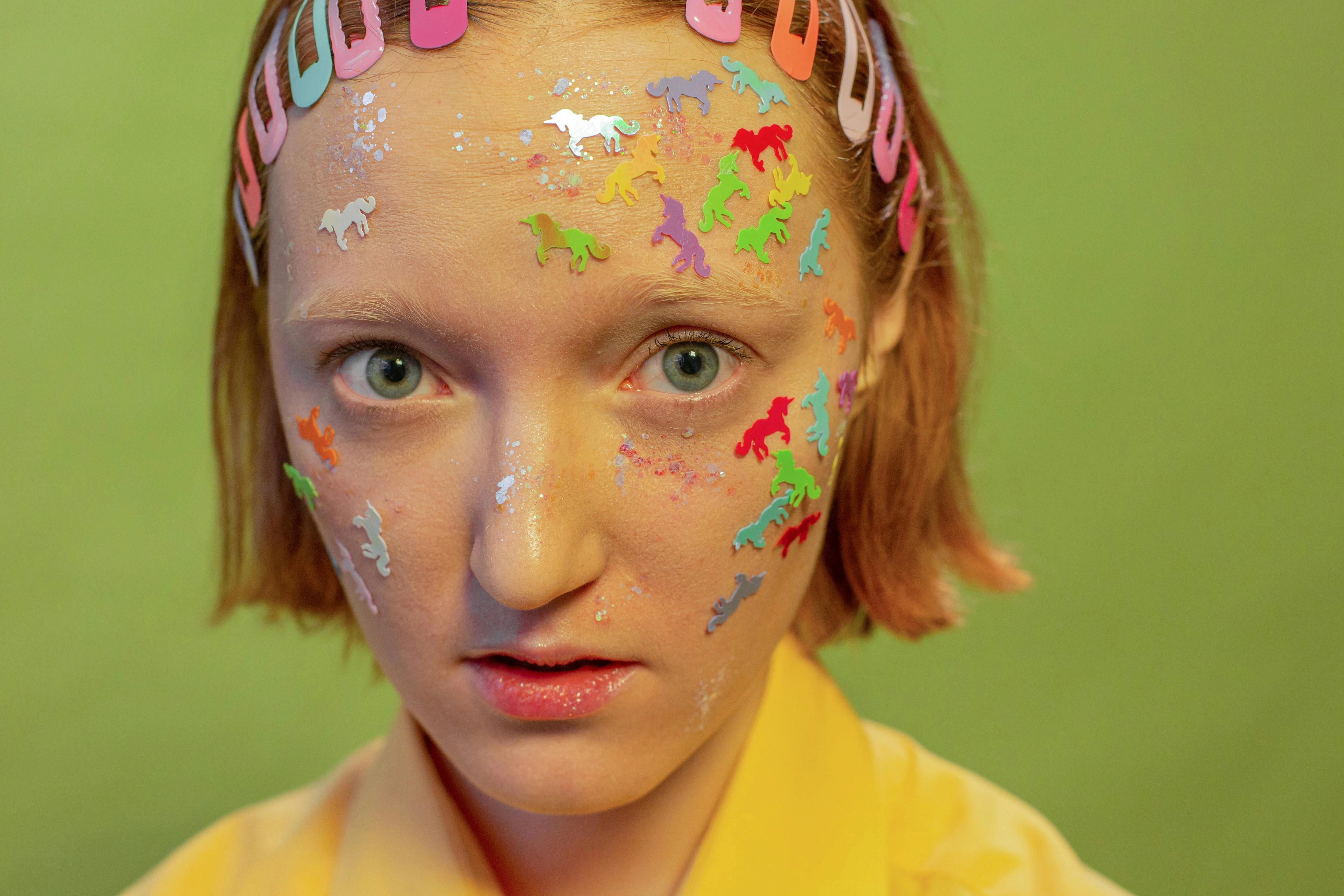 Whimsical Unicorn Face Paint