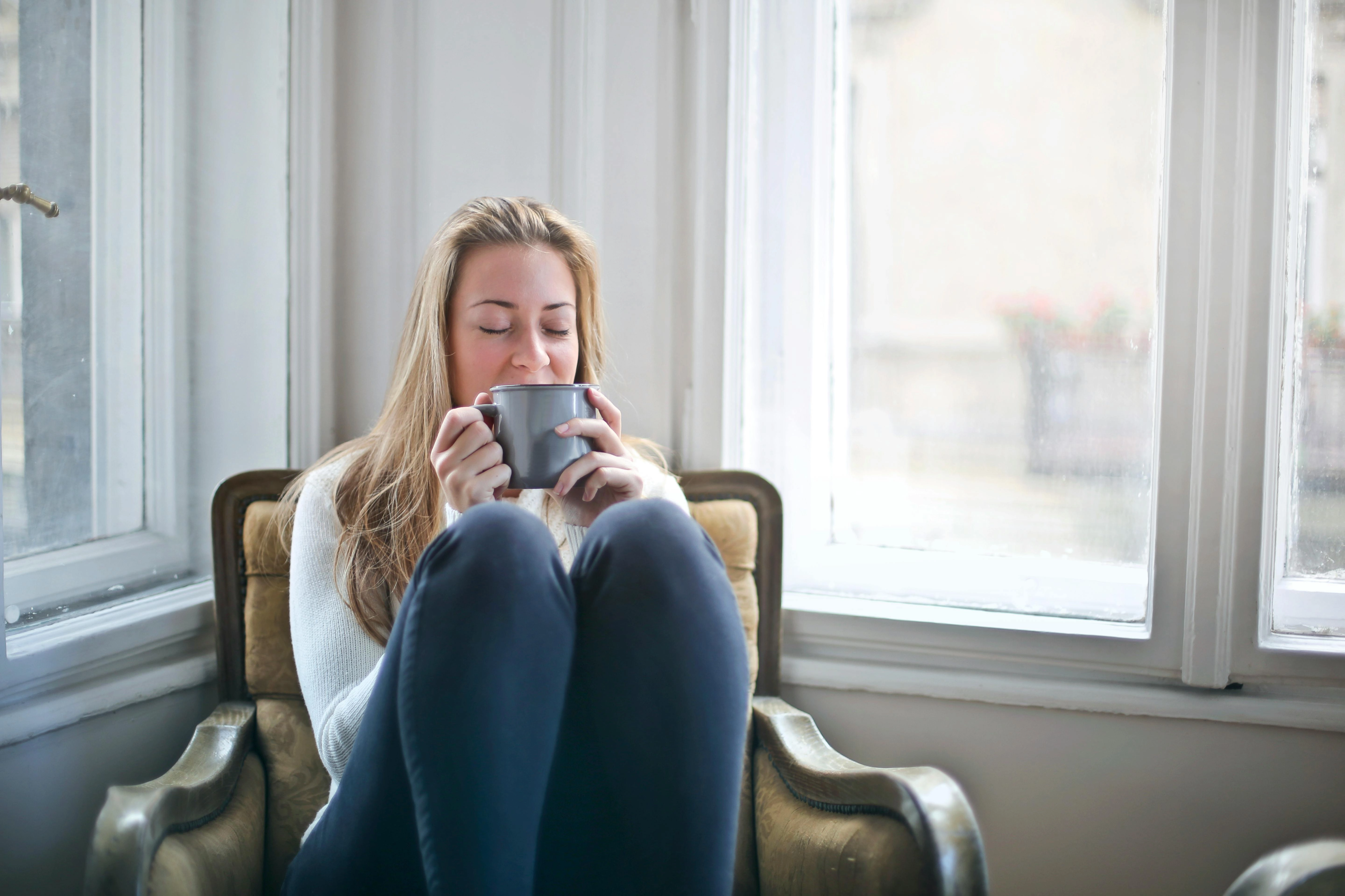 Cozy Morning Coffee Moment