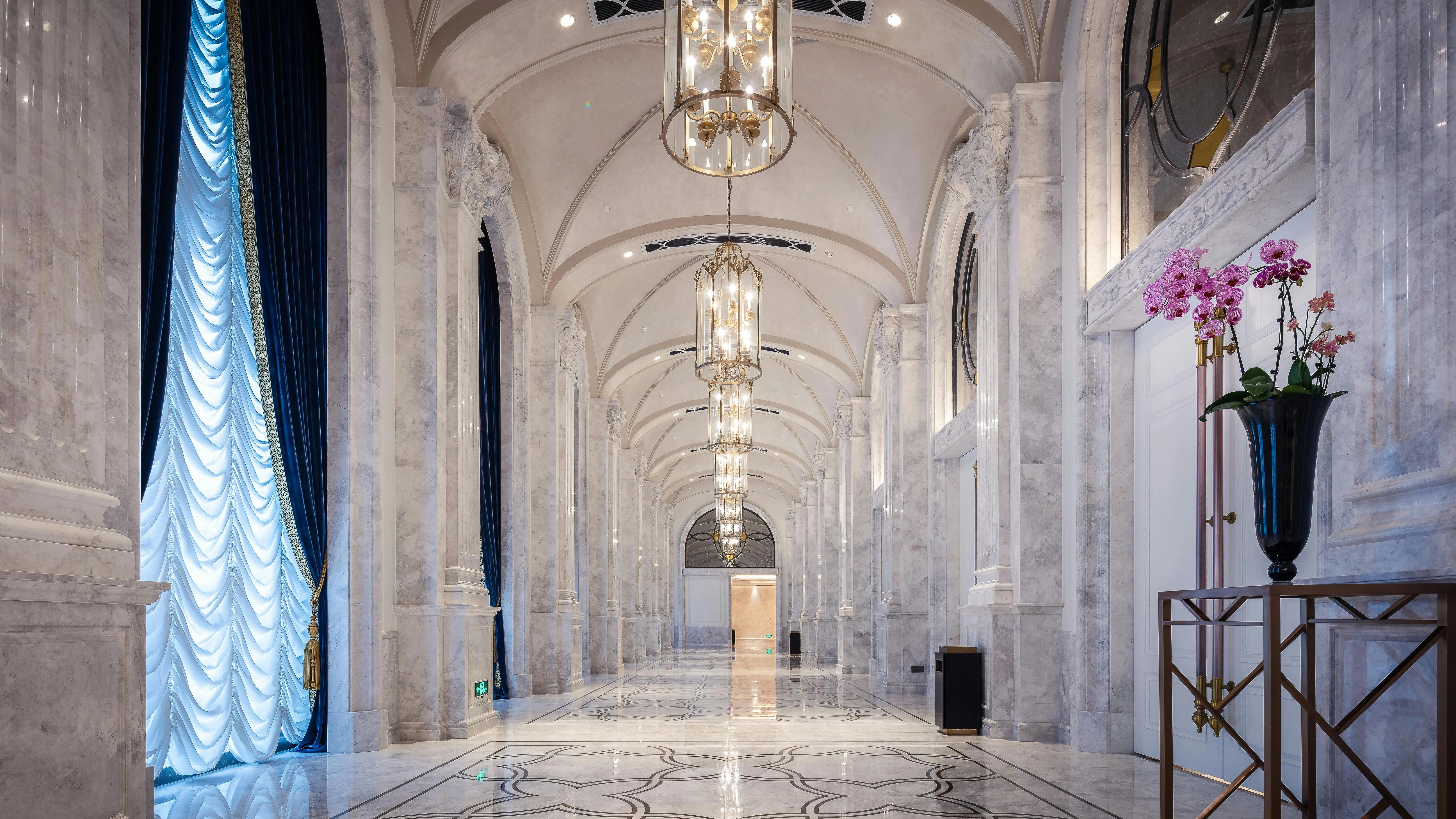 Opulent Marble Hall Corridor Opulent Marble Hall Corridor