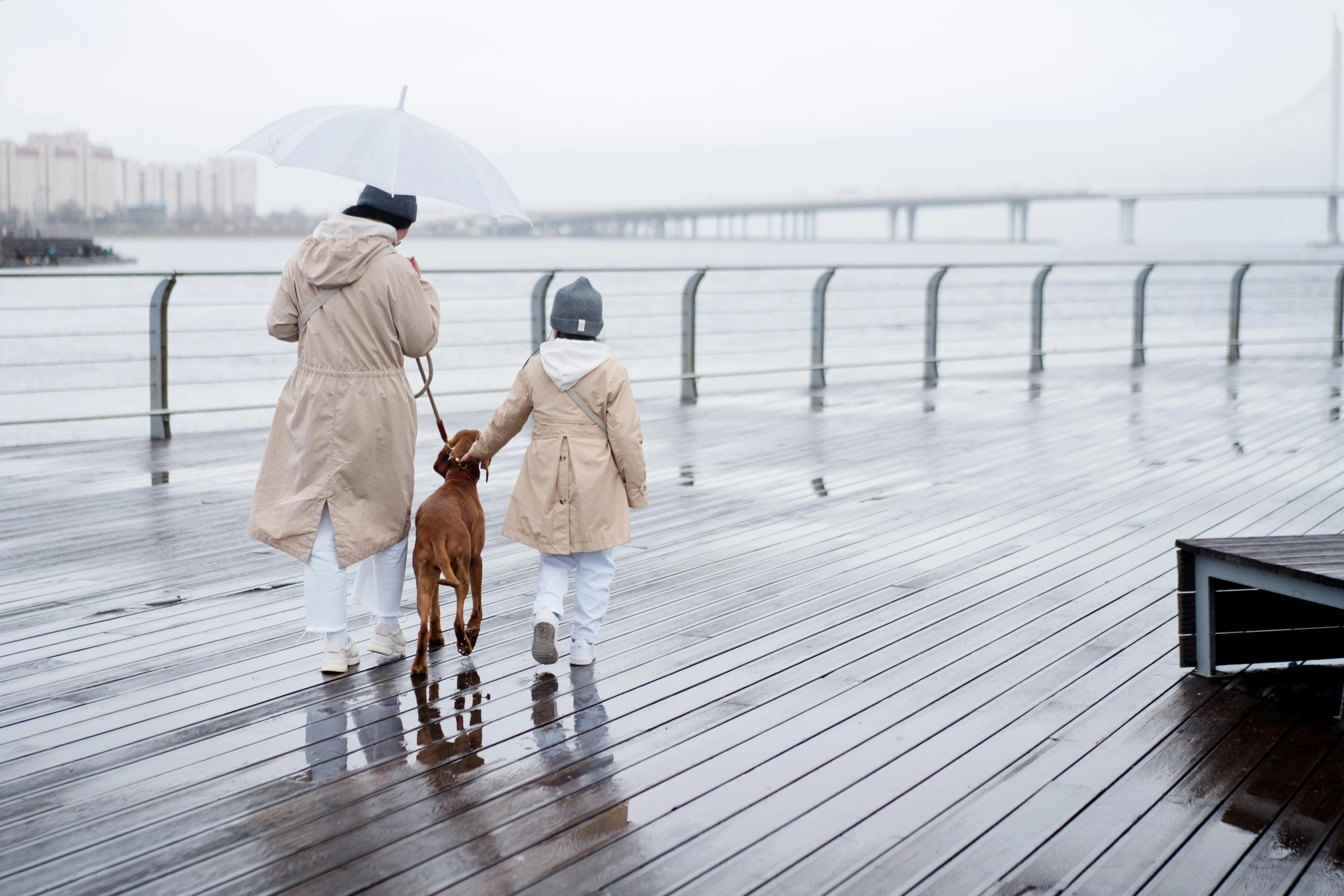 Rainy Day Family Walk