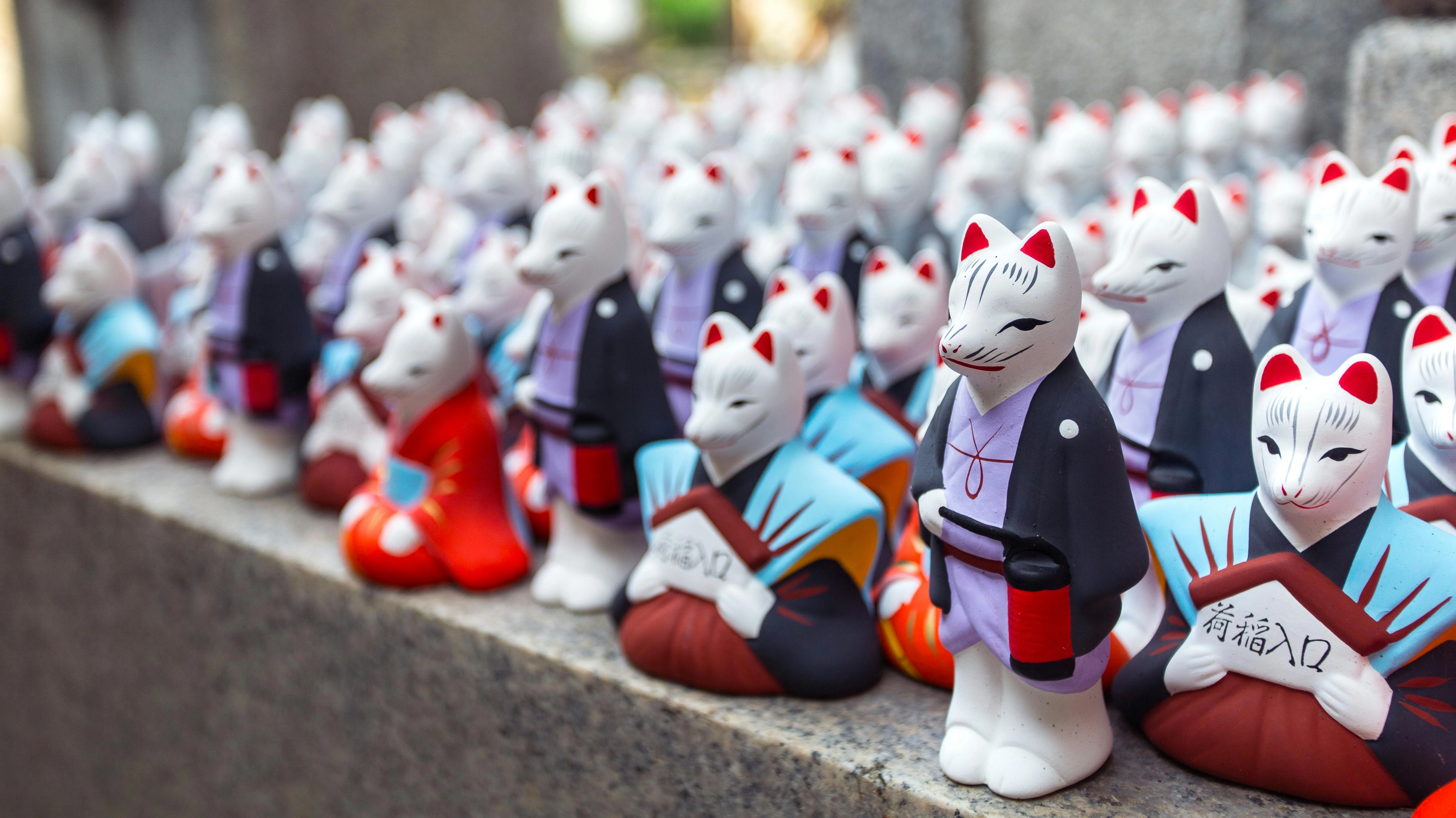 Japanese Fox Figurine Collection Japanese Fox Figurine Collection
