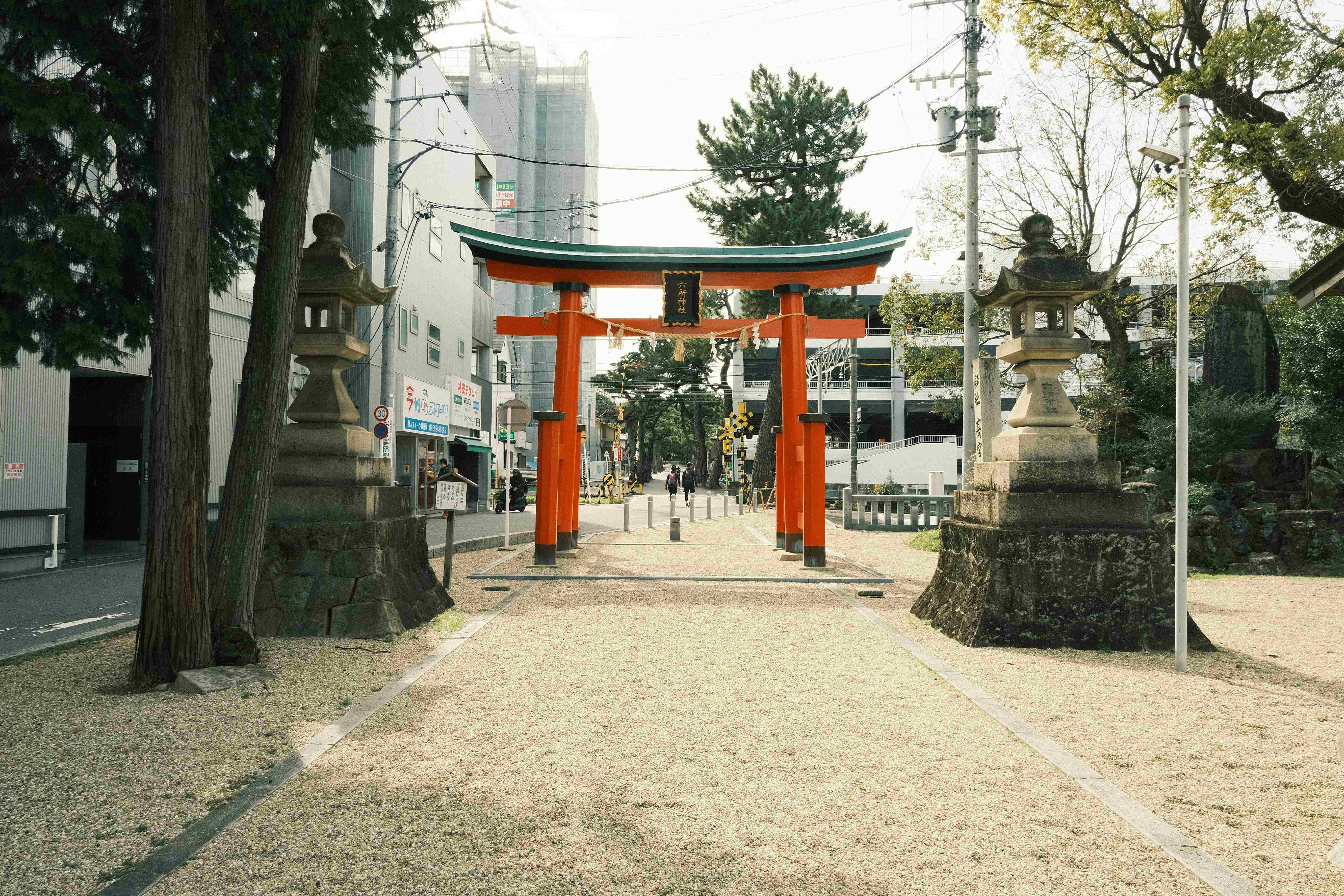Japanese Shrine Urban Gateway Japanese Shrine Urban Gateway
