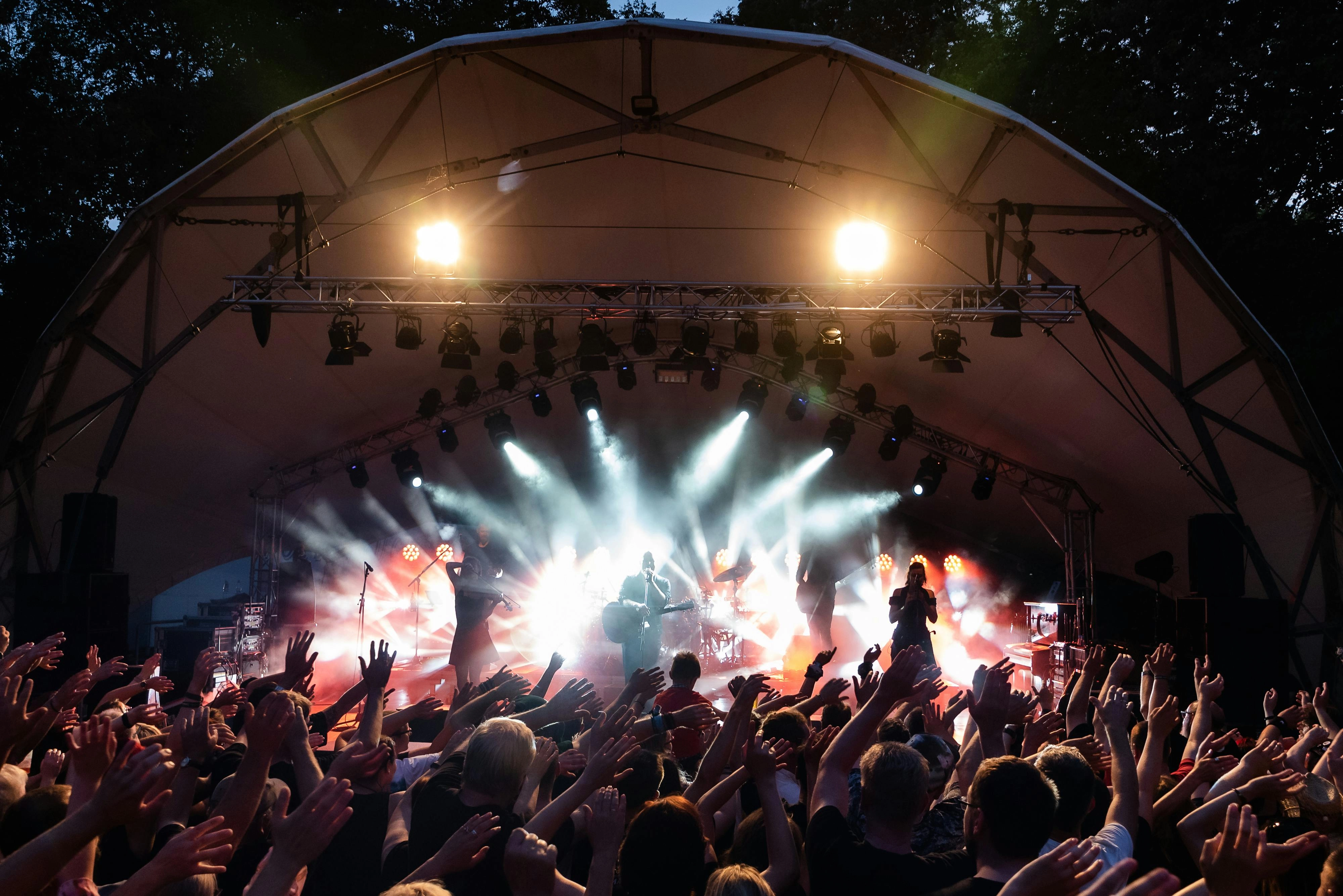 Electrifying Outdoor Concert Performance Electrifying Outdoor Concert Performance