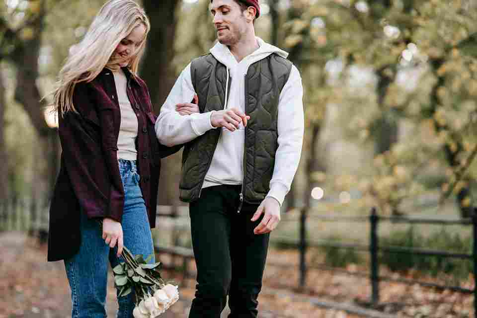 Romantic Autumn Park Stroll Romantic Autumn Park Stroll
