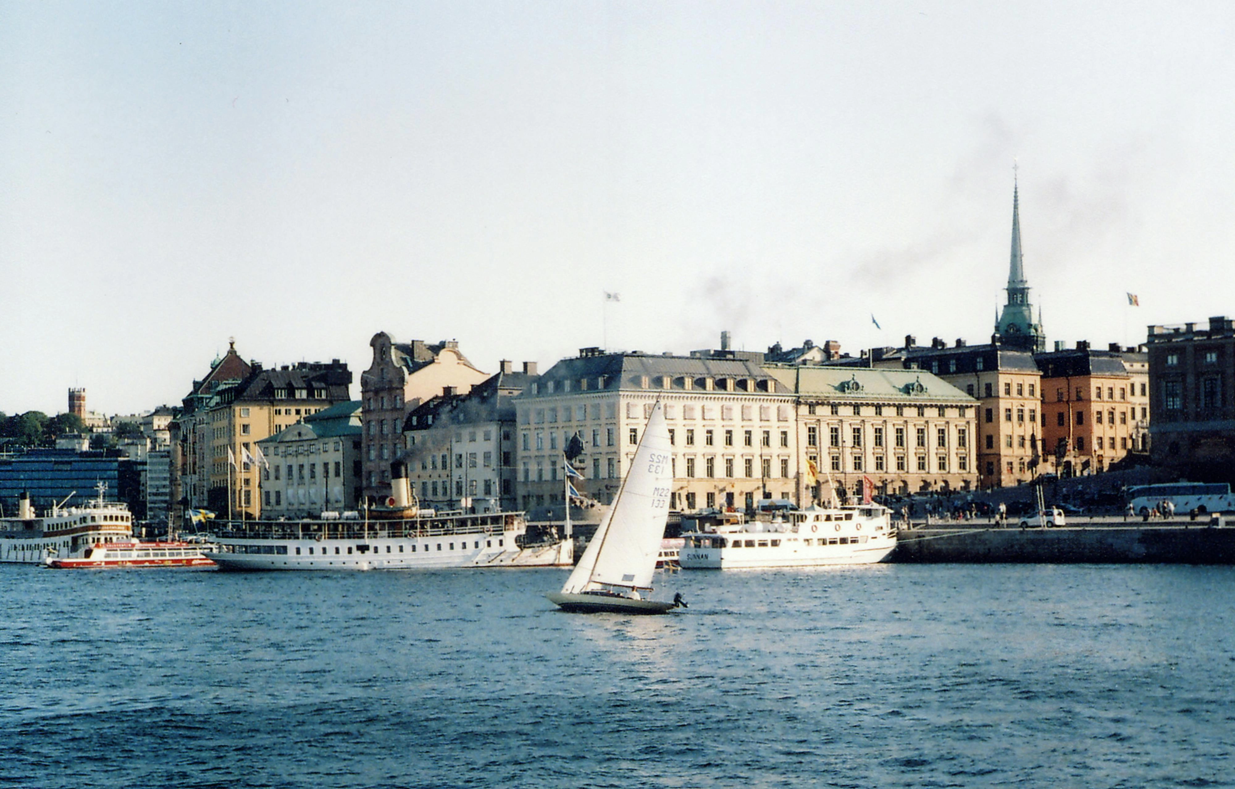 Stockholm Harbor City View