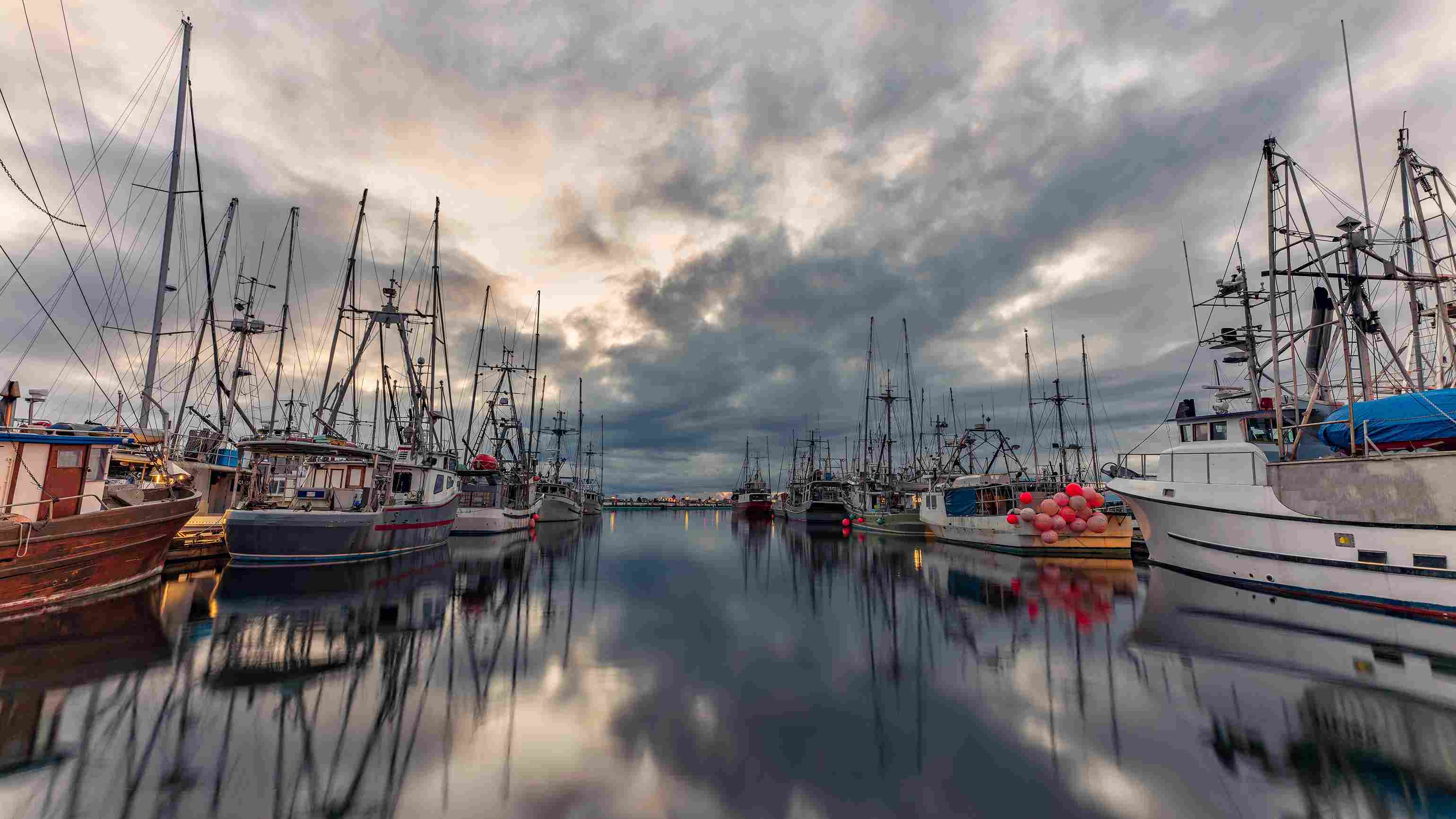 Tranquil Harbor at Twilight