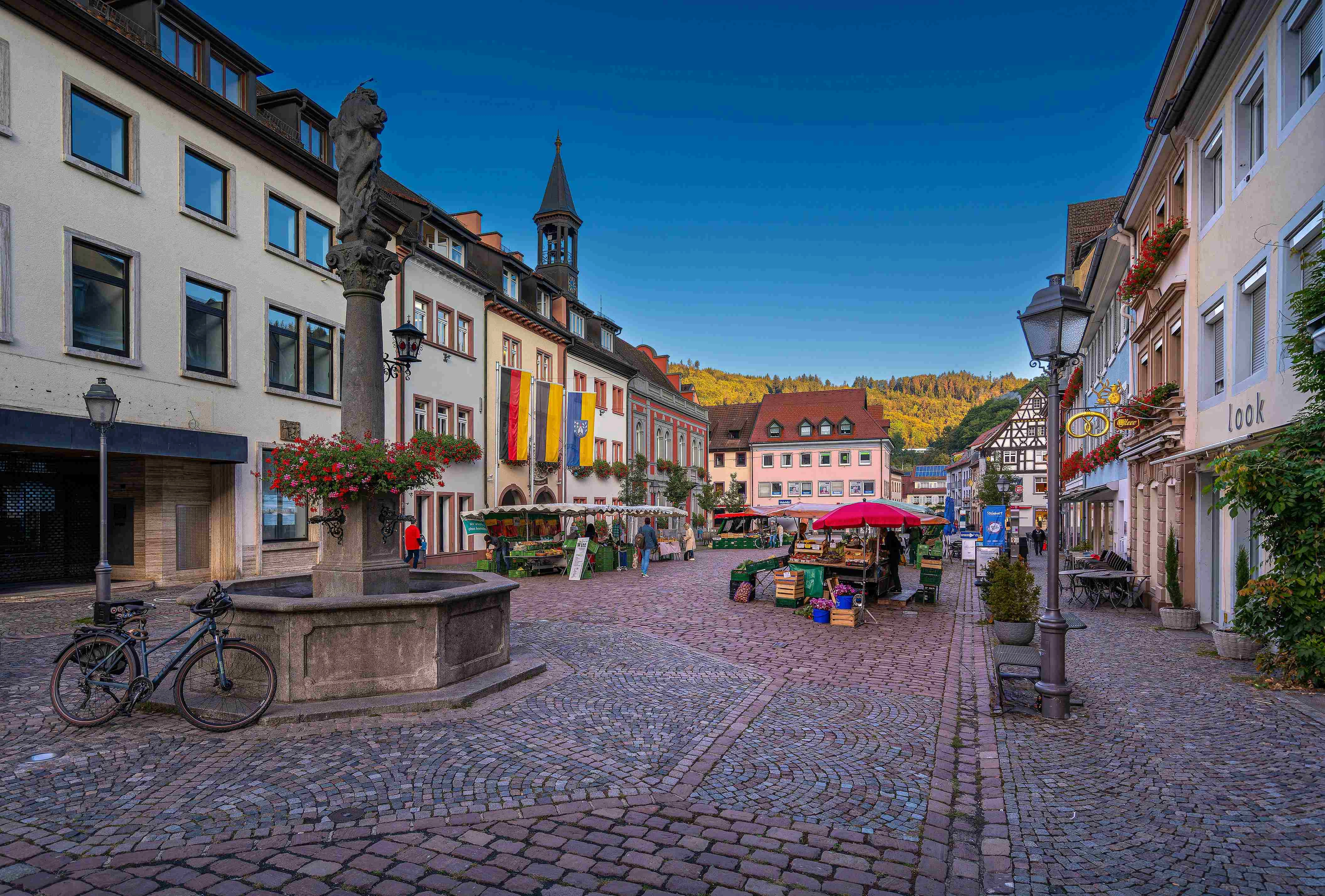 Charming European Market Square Charming European Market Square