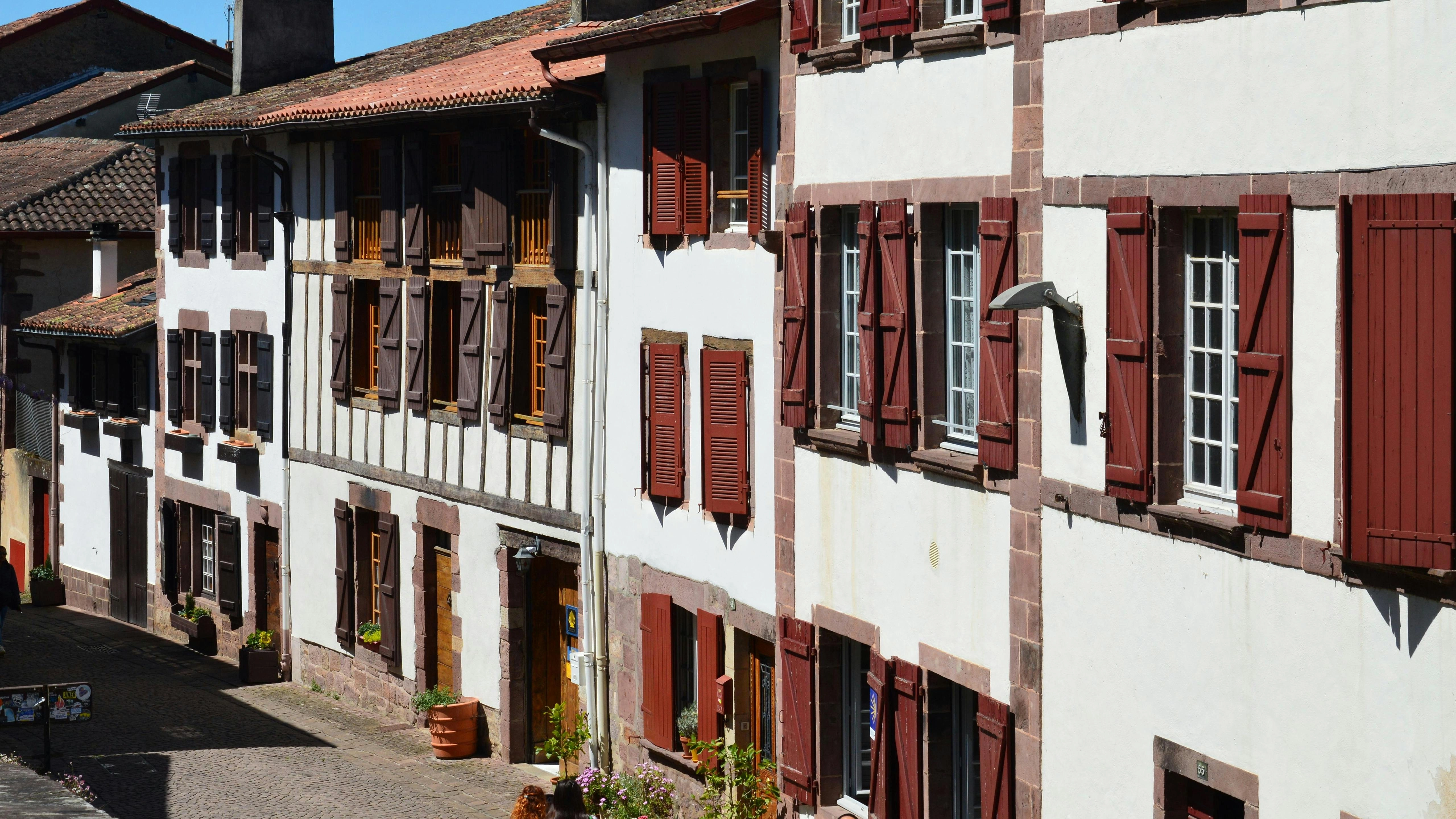 Charming European village street Charming European village street