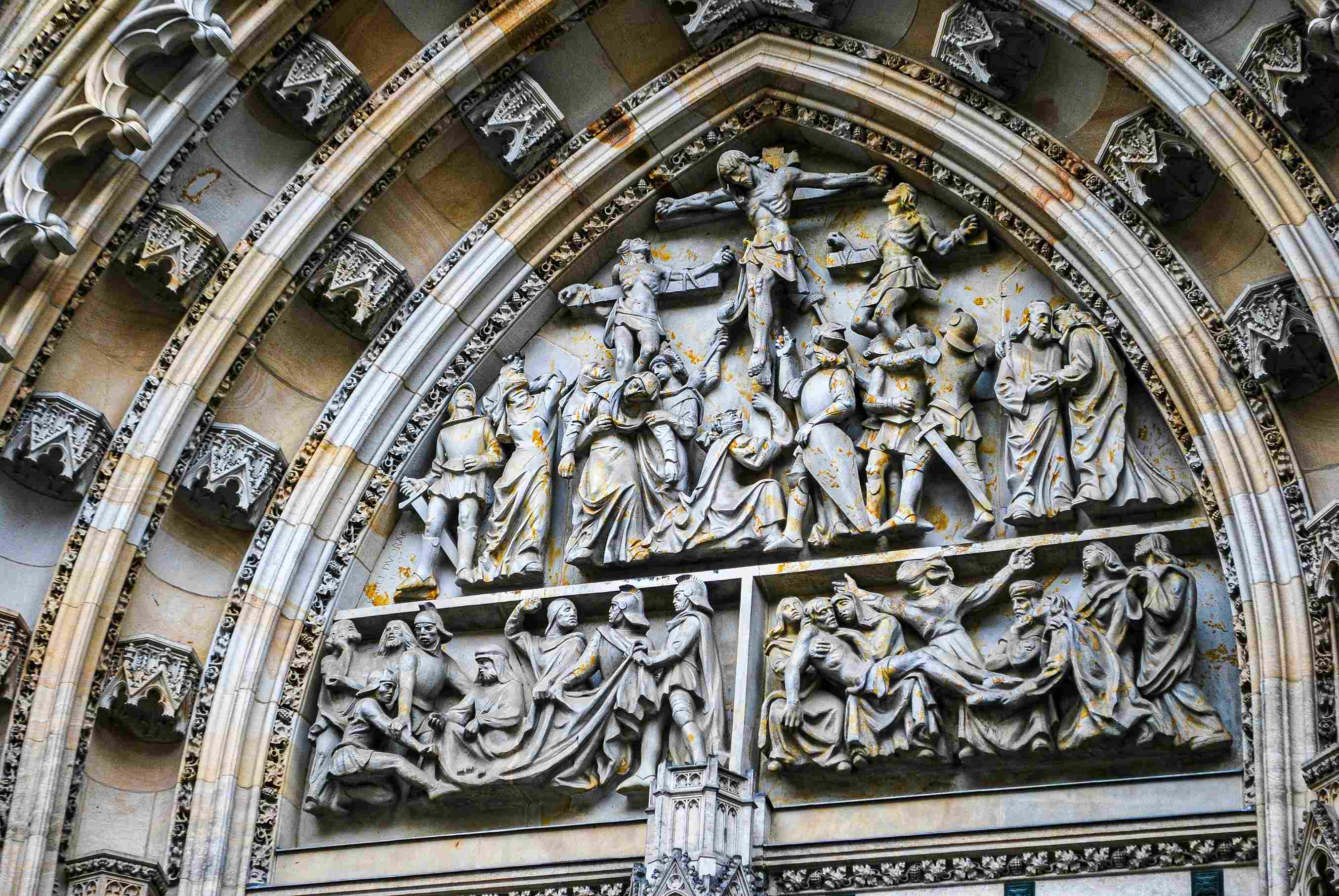Gothic Cathedral Sculptural Relief Gothic Cathedral Sculptural Relief
