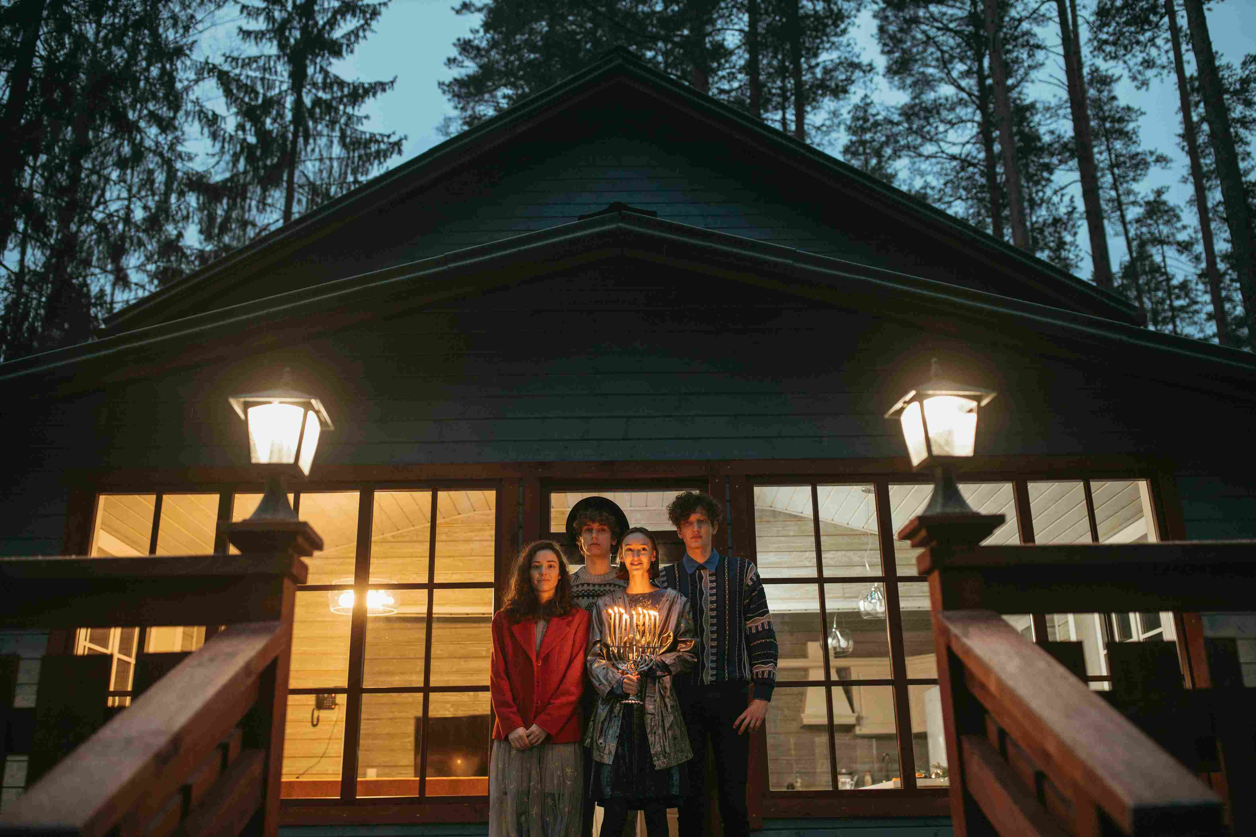 Hanukkah Celebration in Cabin Hanukkah Celebration in Cabin