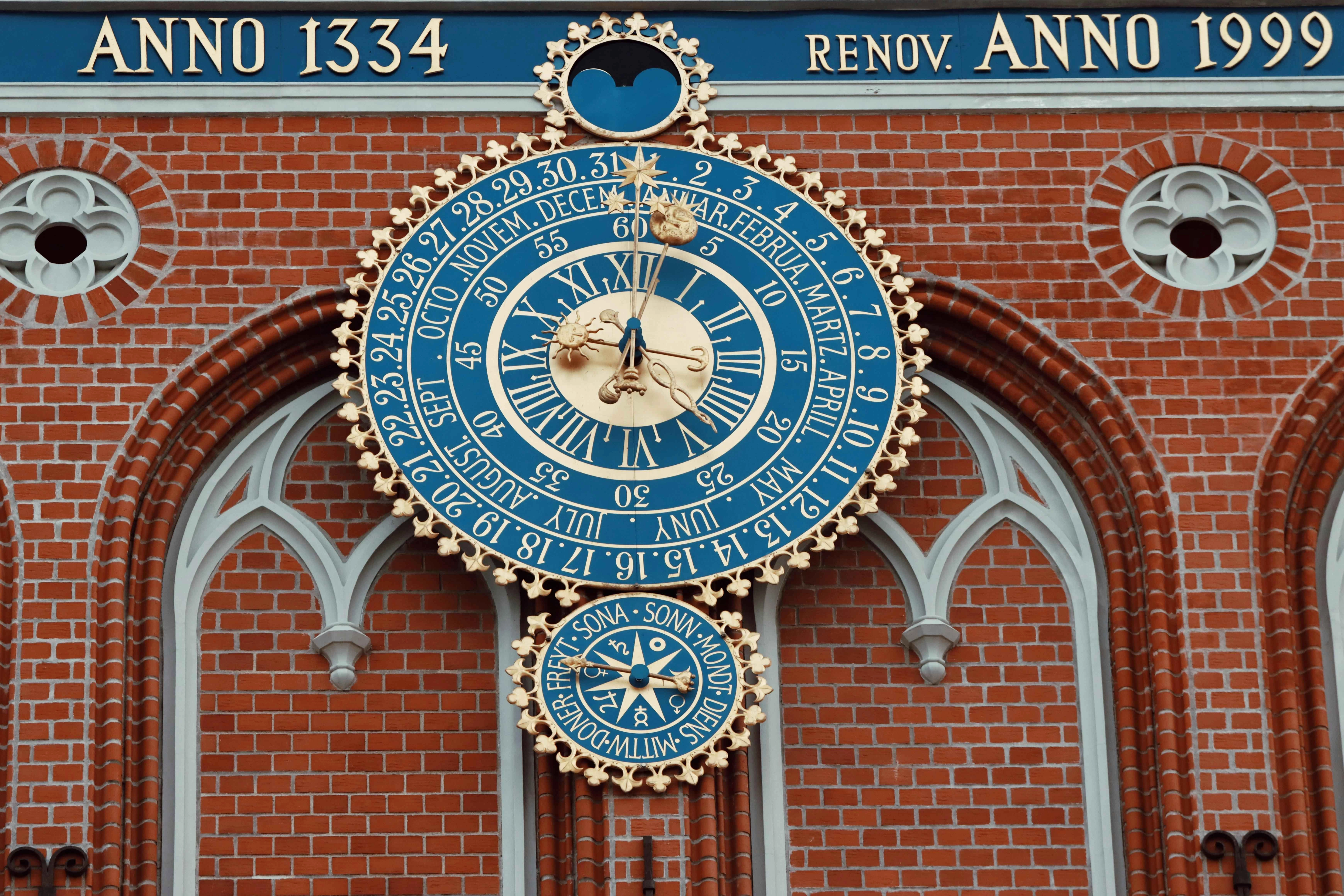Ornate Medieval Clock Facade Ornate Medieval Clock Facade