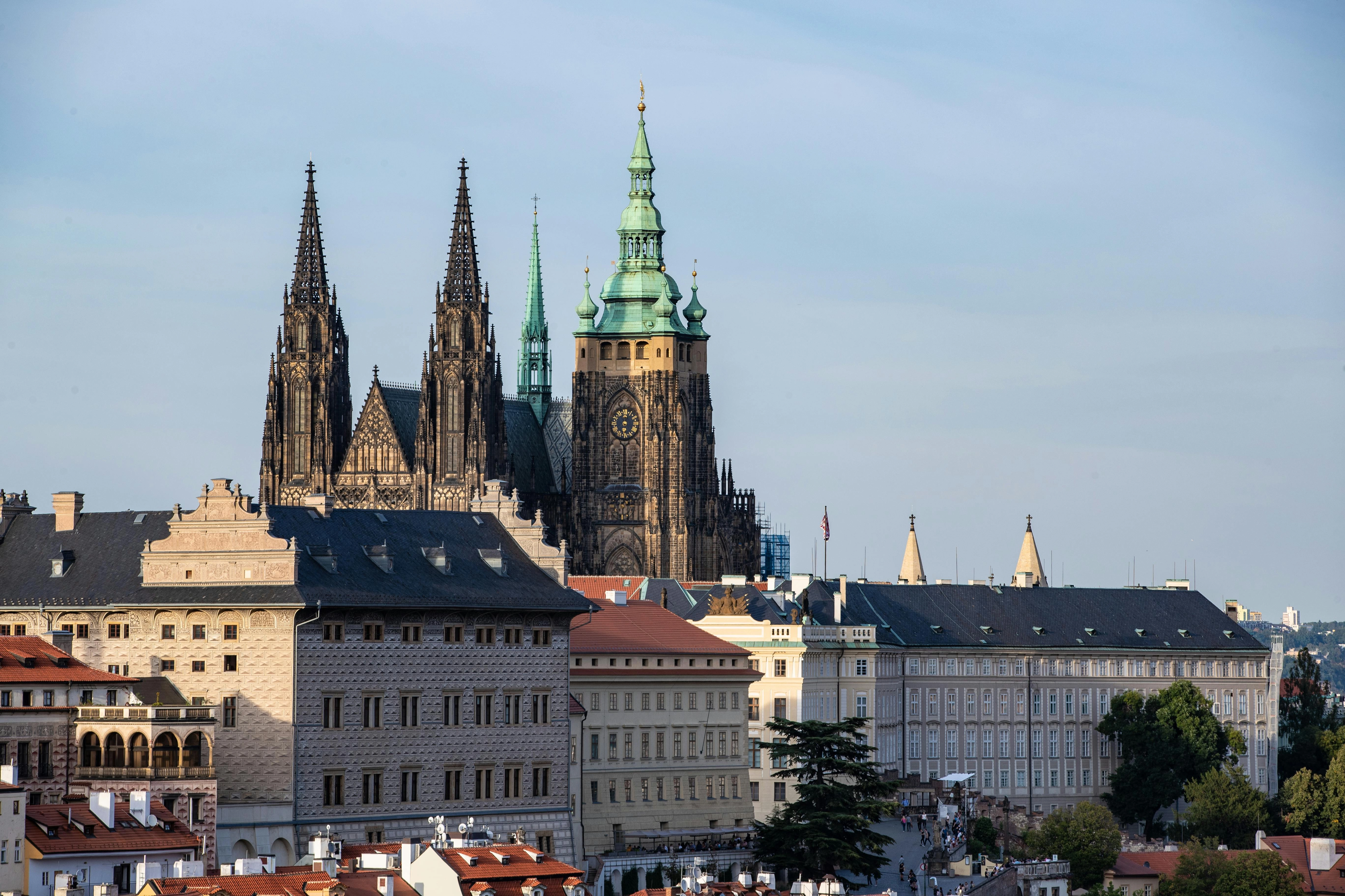 Prague Castle Skyline View Prague Castle Skyline View