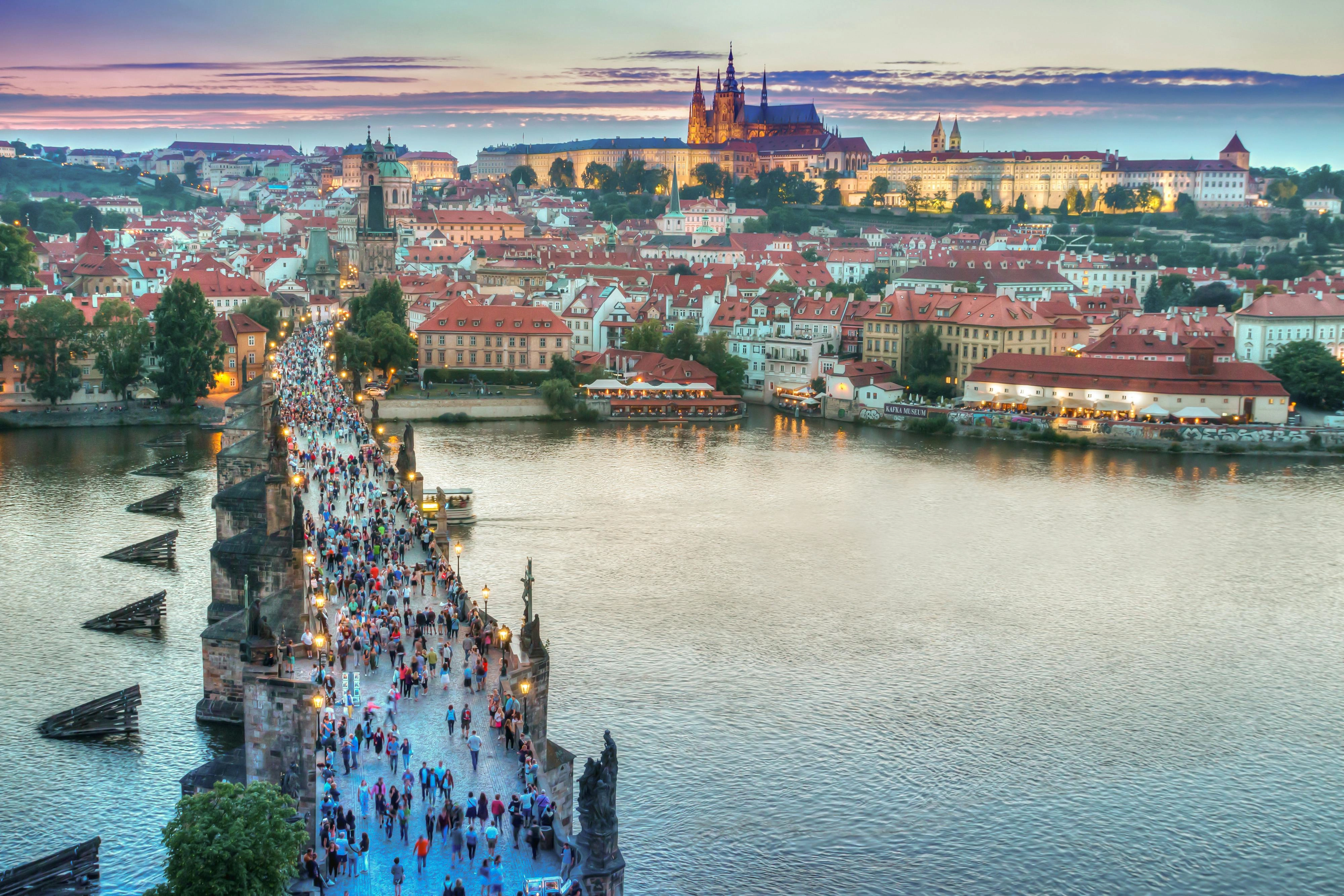 Prague Cityscape at Twilight Prague Cityscape at Twilight