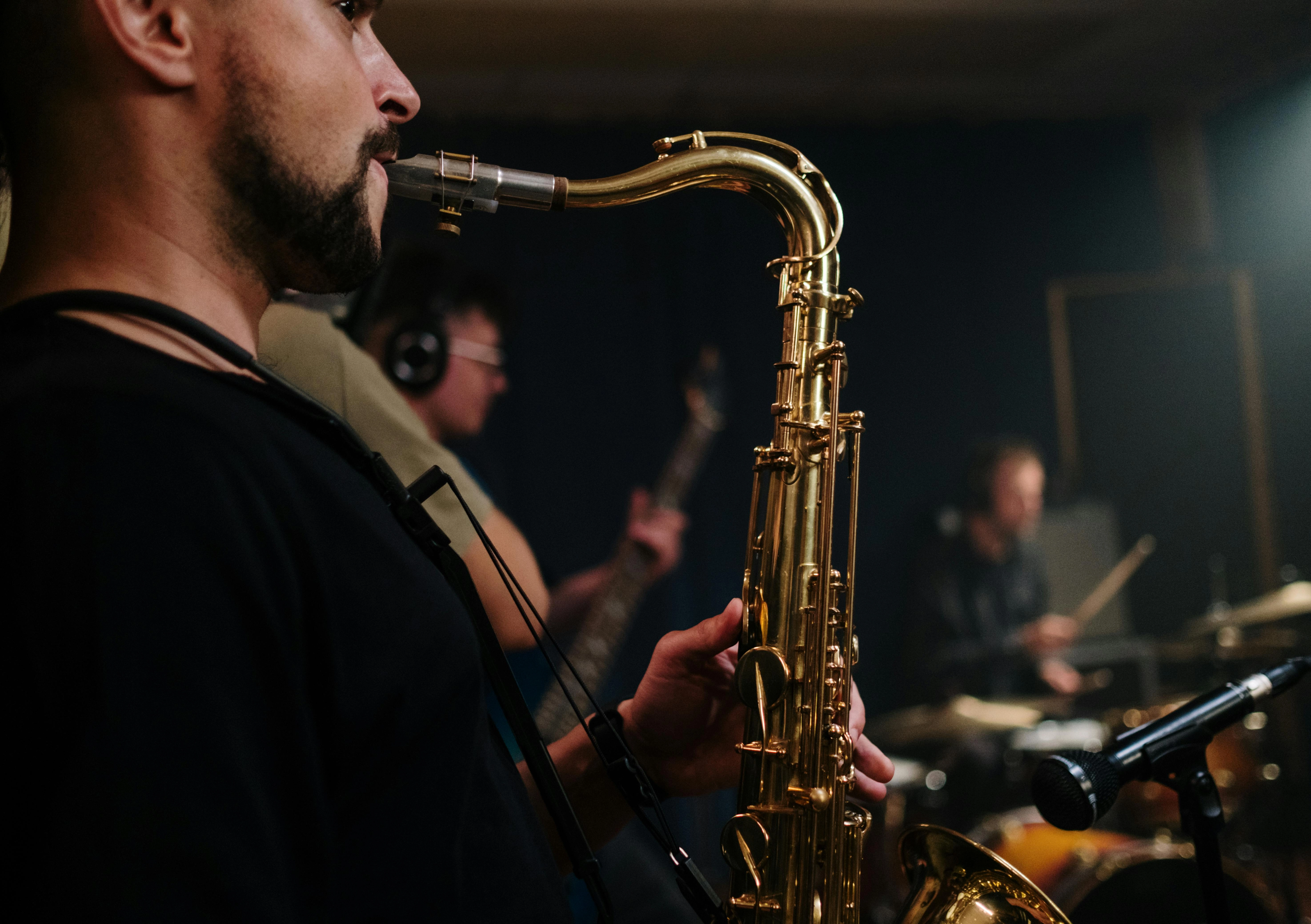 Saxophonist in Jazz Band Saxophonist in Jazz Band