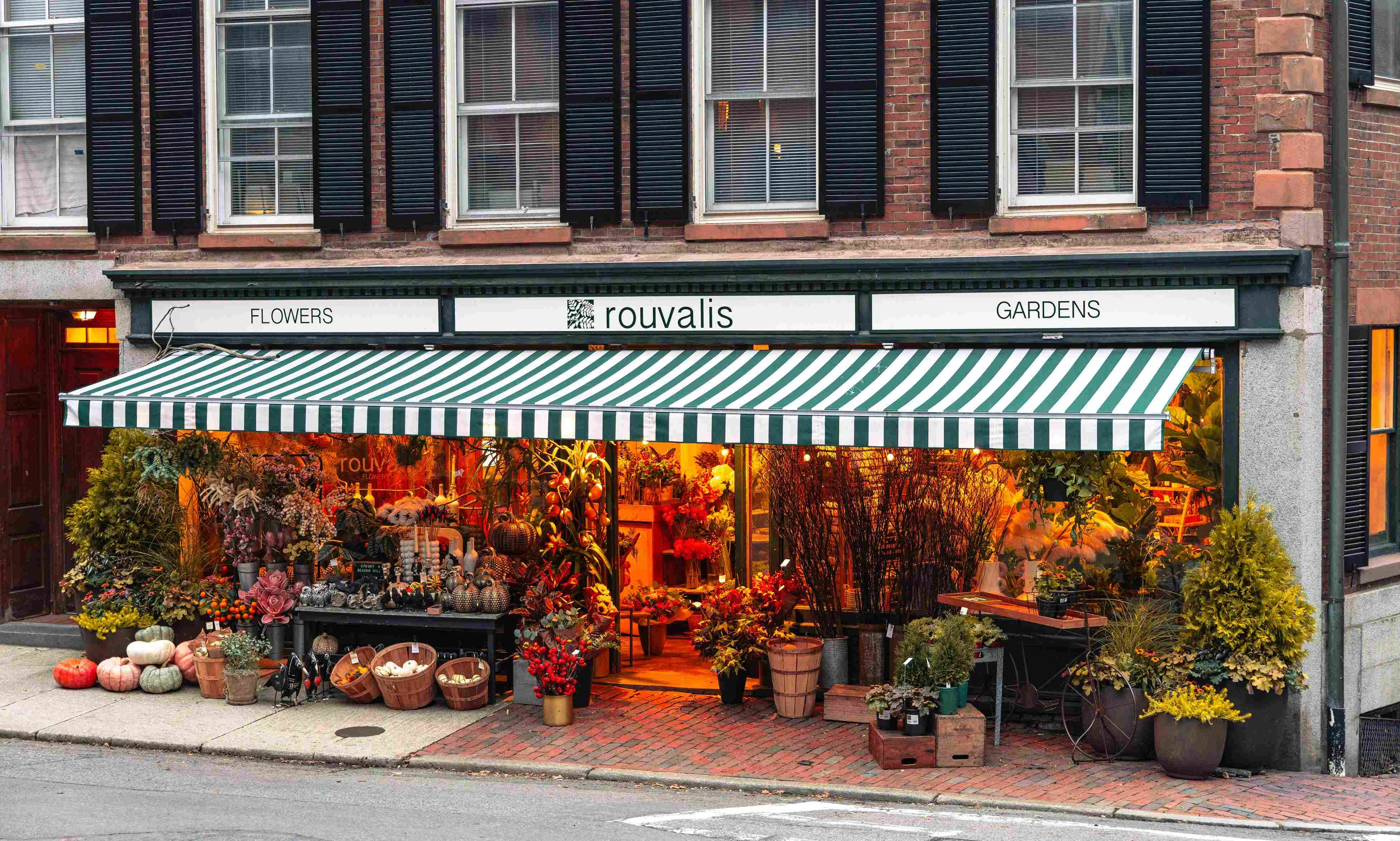 Vibrant Flower Shop Display Vibrant Flower Shop Display