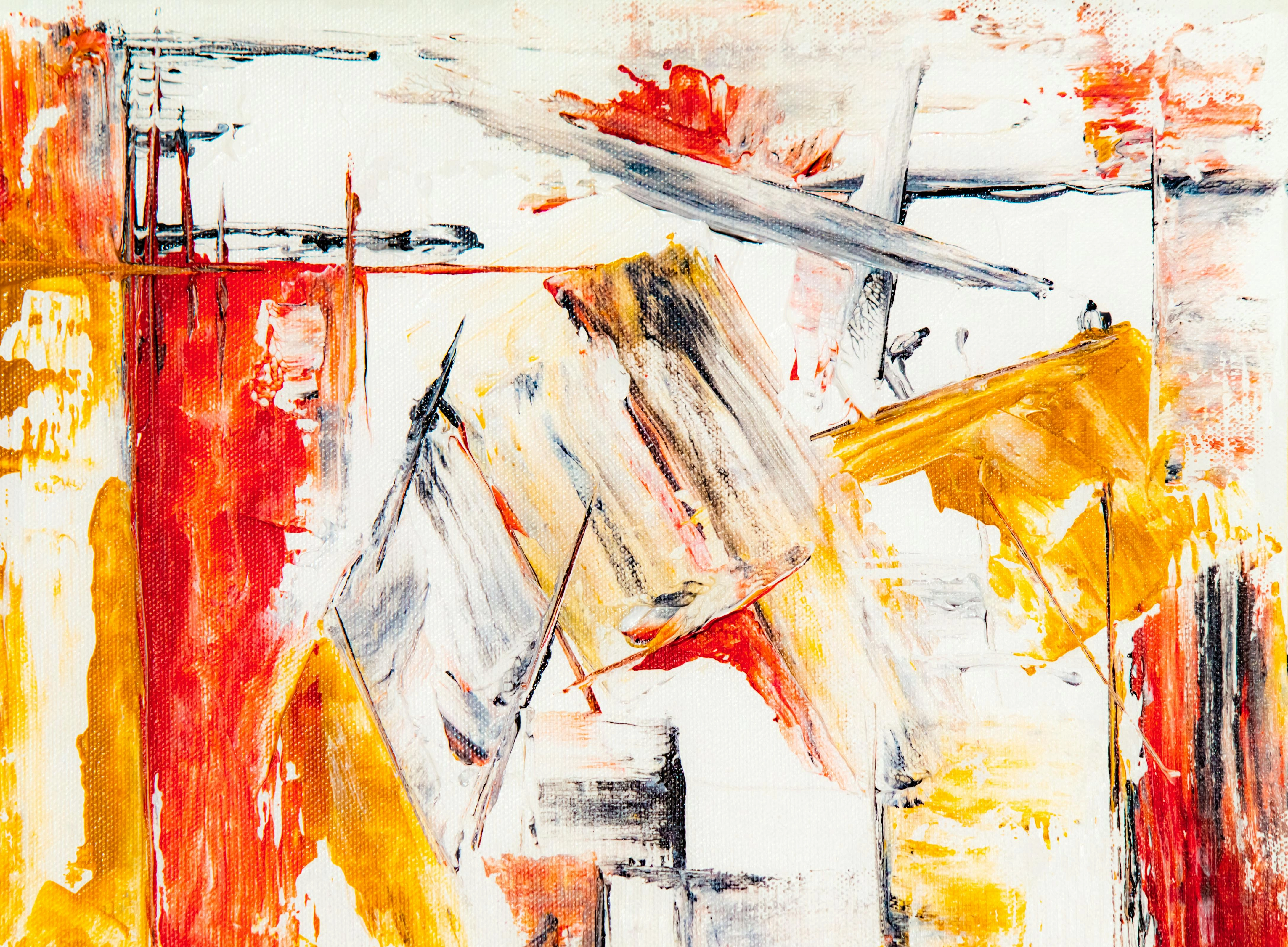 Abstract Fiery Urban Landscape Abstract Fiery Urban Landscape