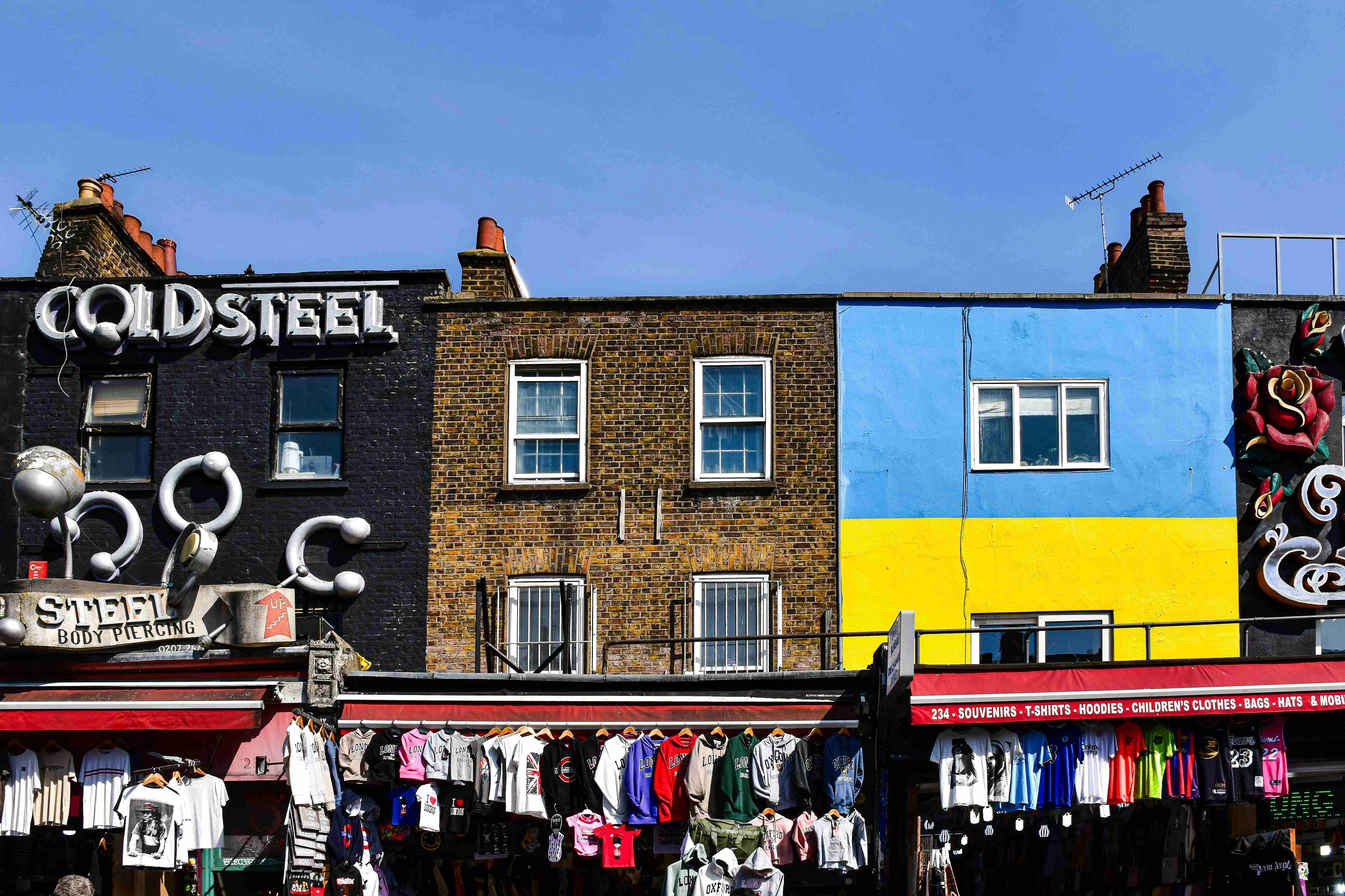 Colorful Camden Town Shops