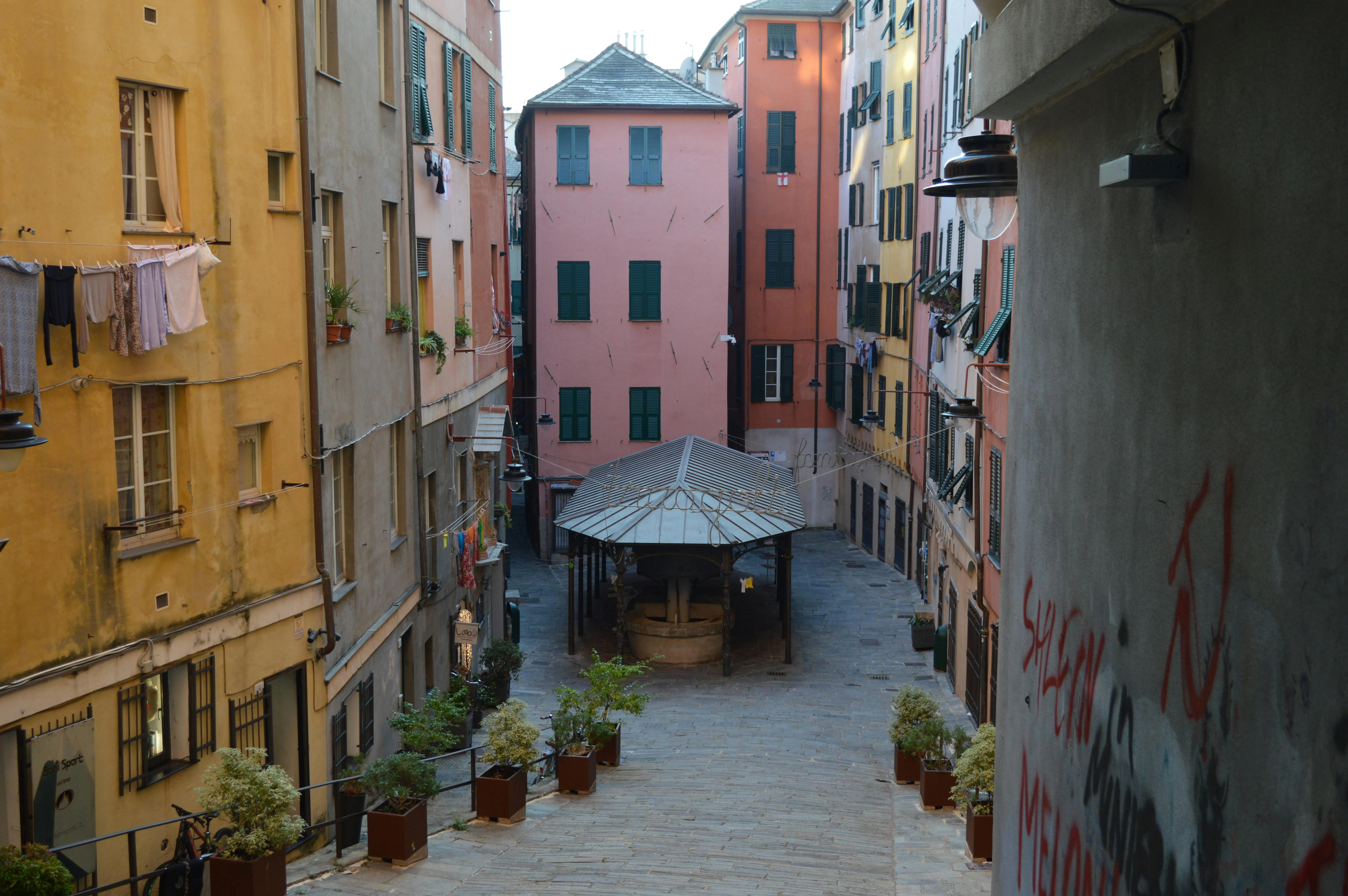Colorful Italian Alley Scene