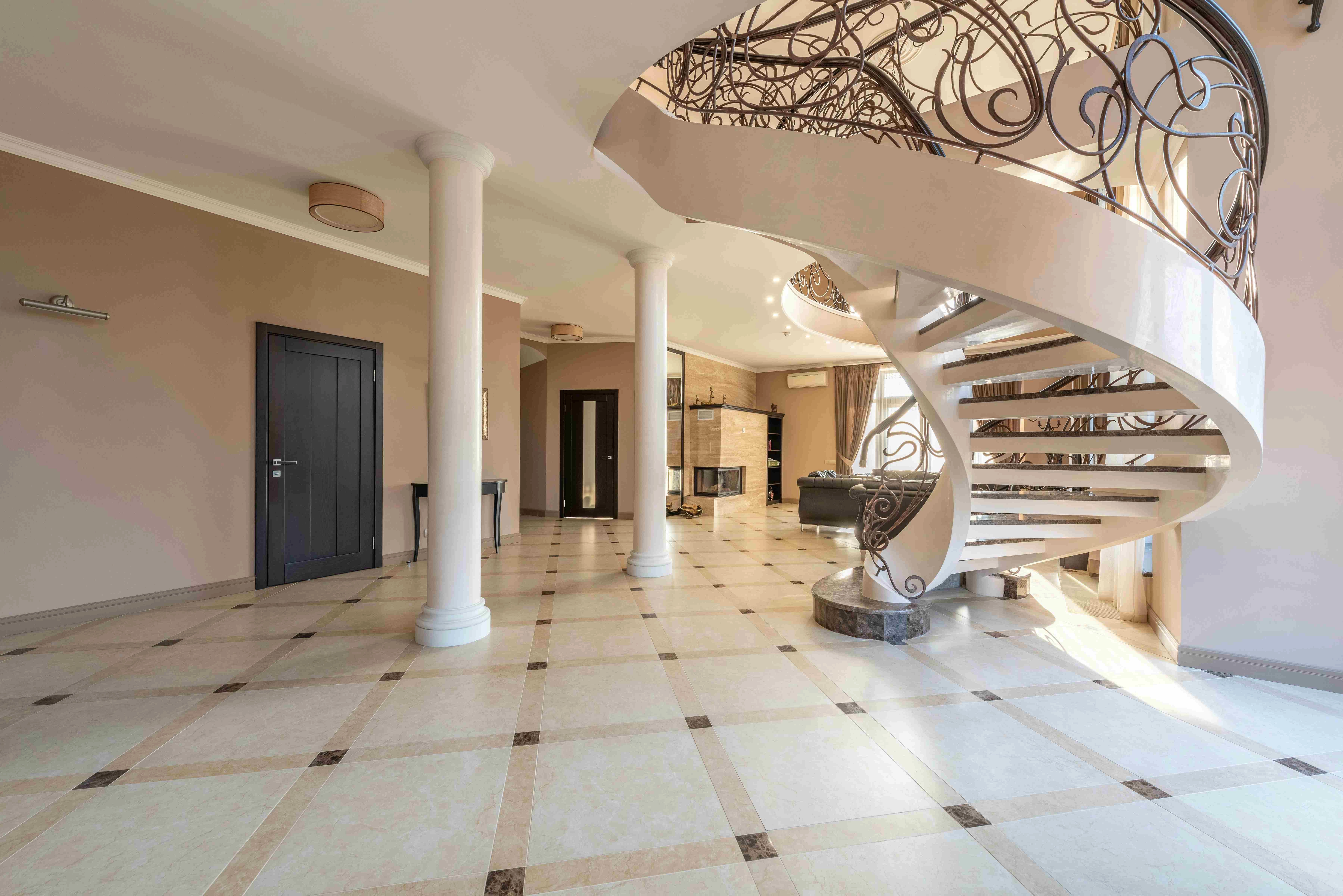 Elegant Spiral Staircase Interior Elegant Spiral Staircase Interior