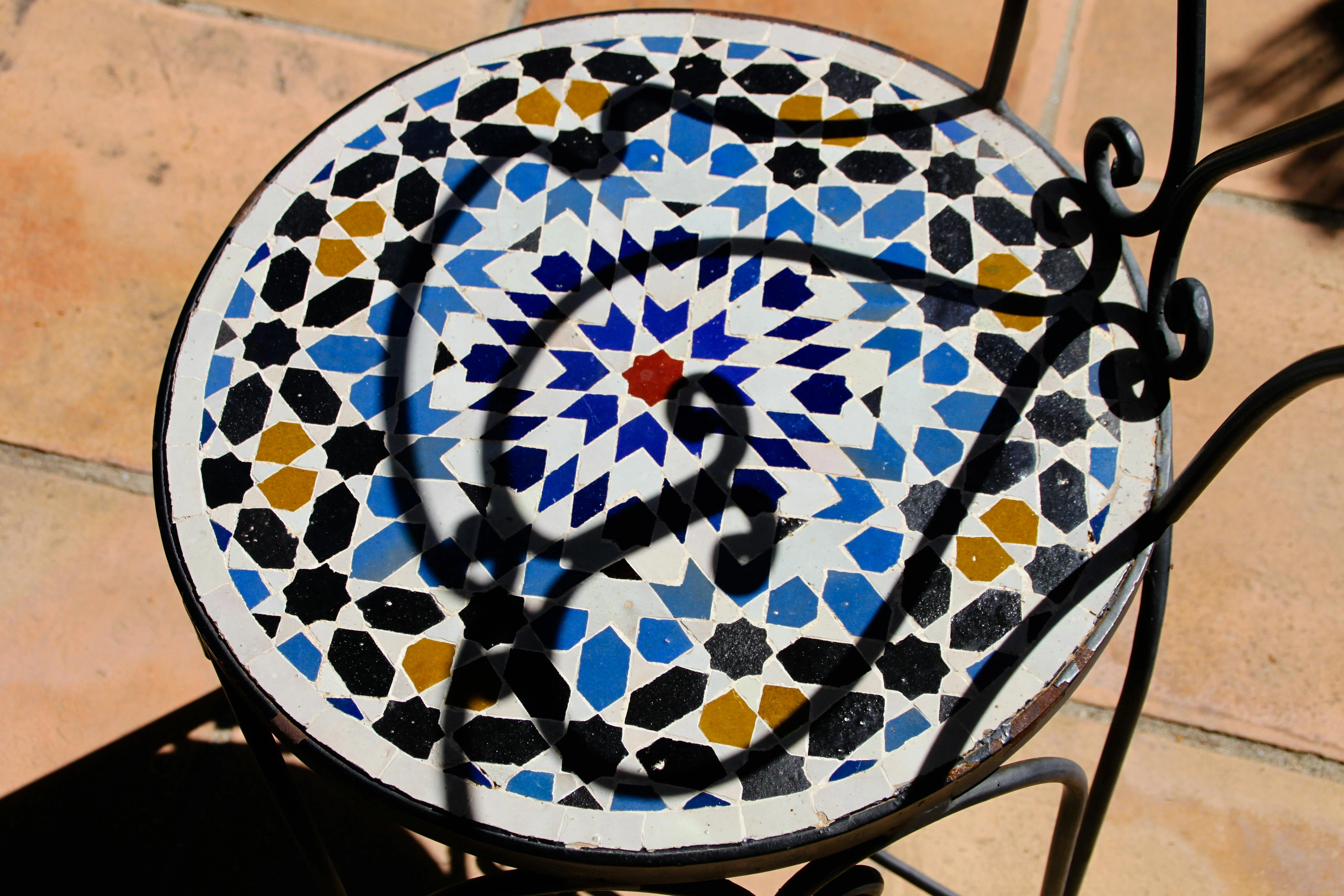 Moroccan Mosaic Table Design Moroccan Mosaic Table Design