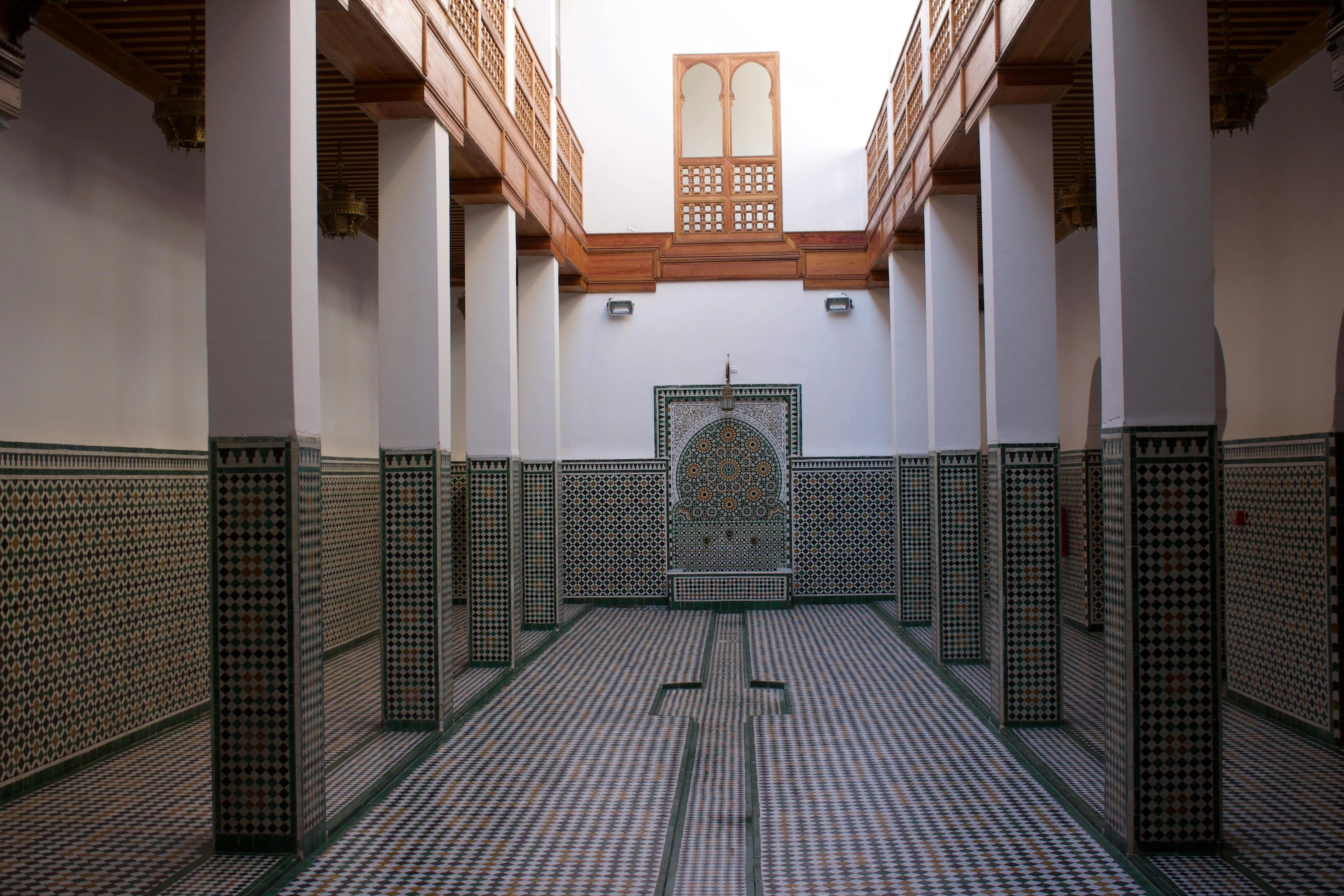 Moroccan Riad Interior Courtyard Moroccan Riad Interior Courtyard