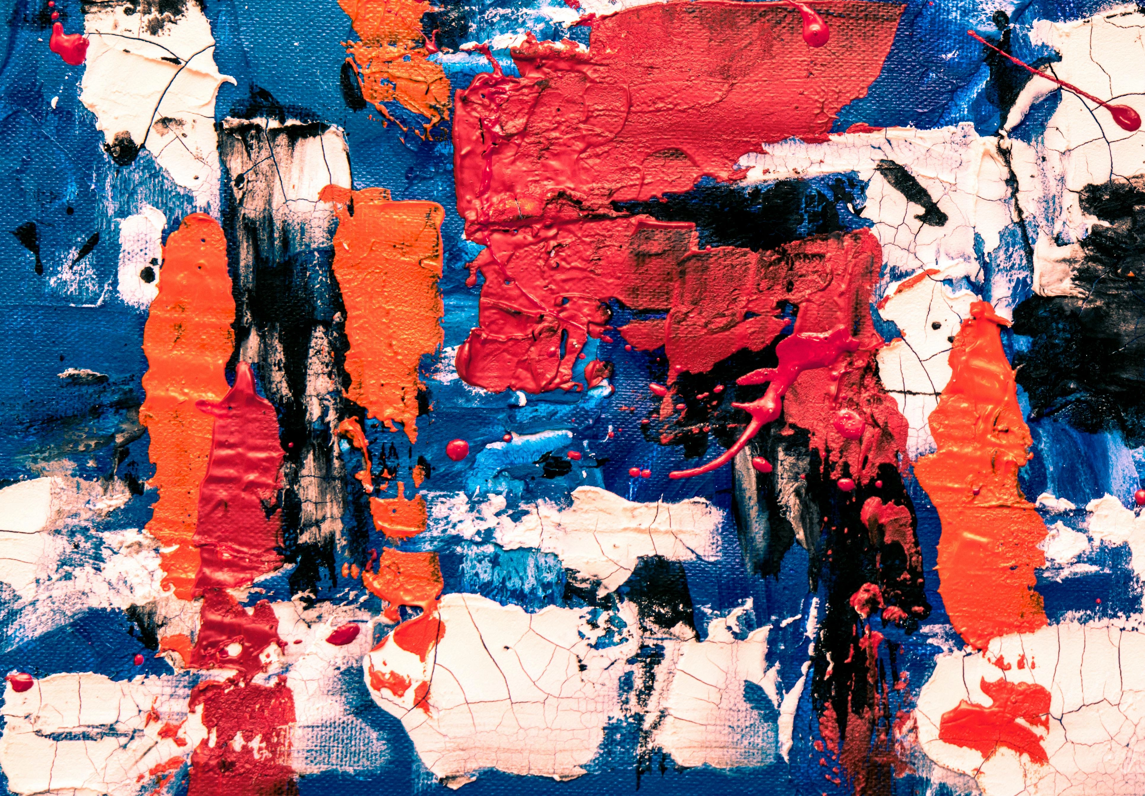 Vibrant Abstract Textured Painting Vibrant Abstract Textured Painting