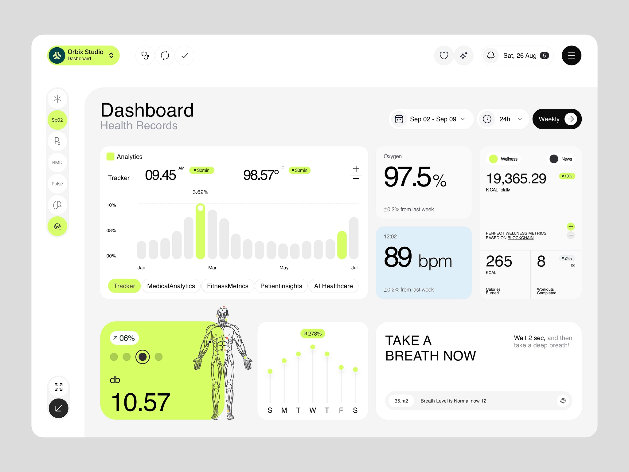 Health Chart Color Health metrics Color Palette, Combinations & Schemes | Octet Design Labs