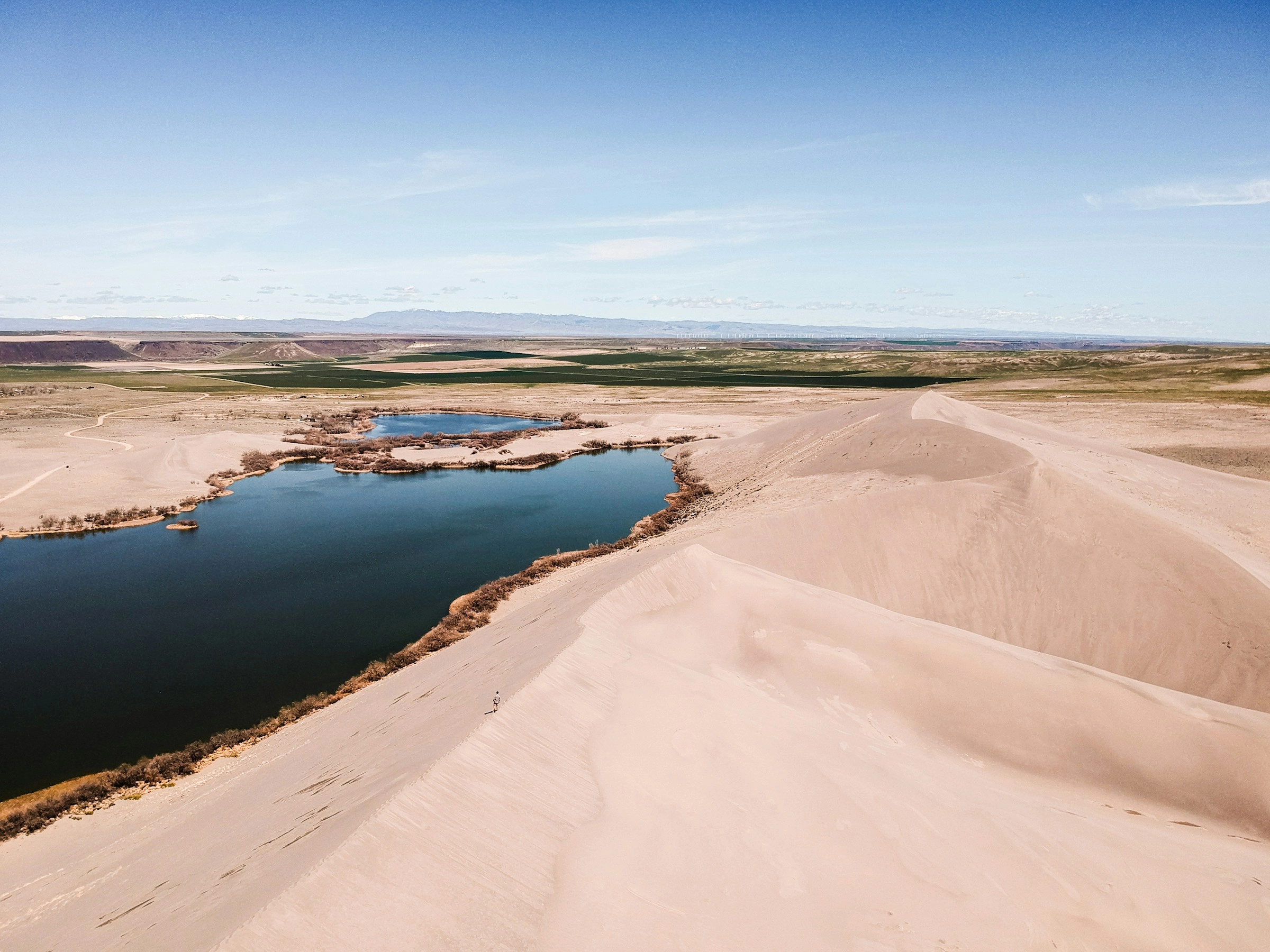 Desert Oasis Aerial View Desert Oasis Aerial View