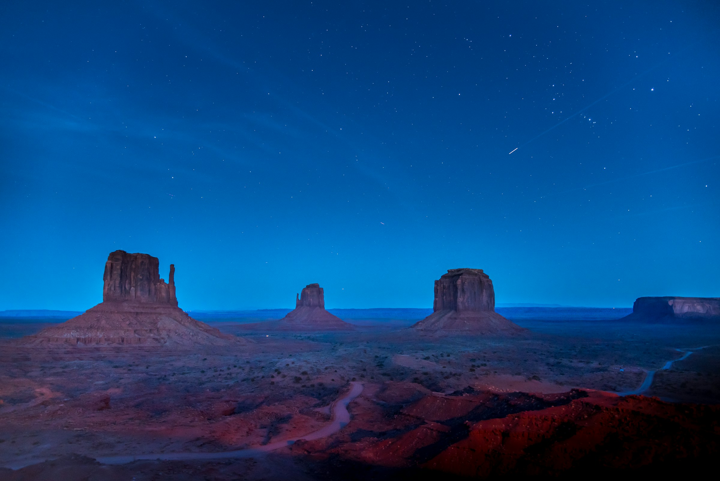 Monument Valley Night Sky