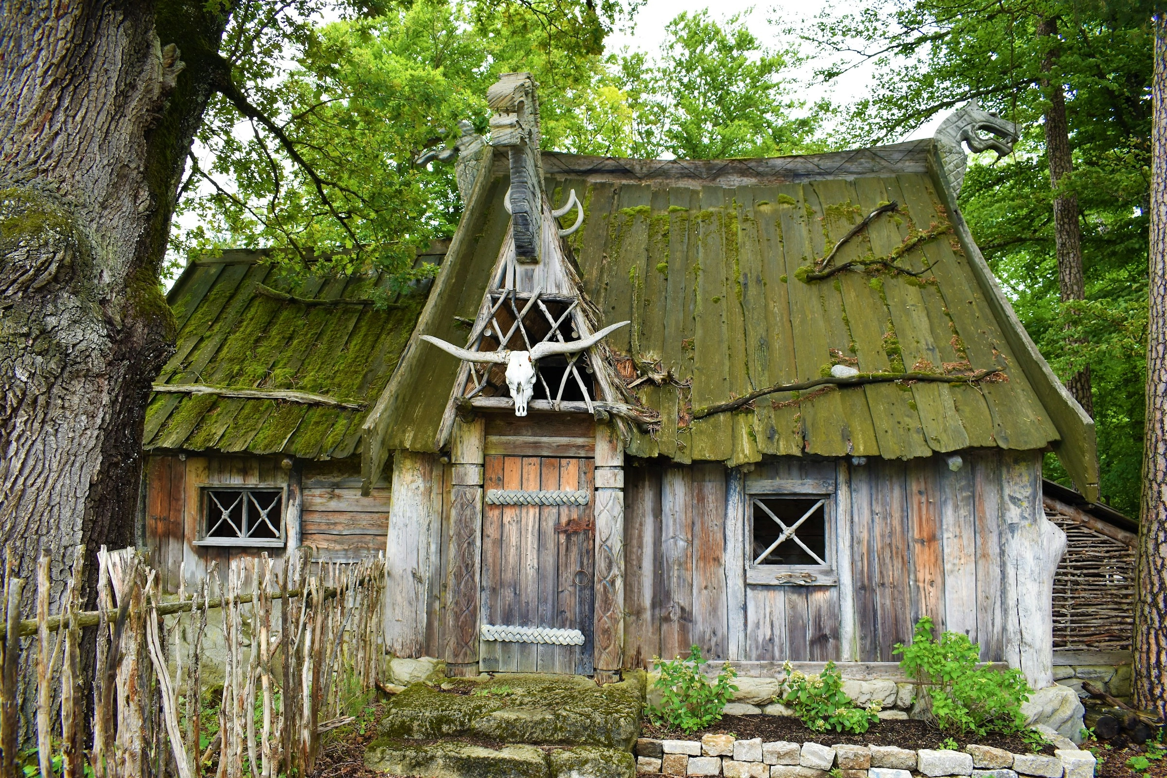 Rustic Woodland Viking Cottage
