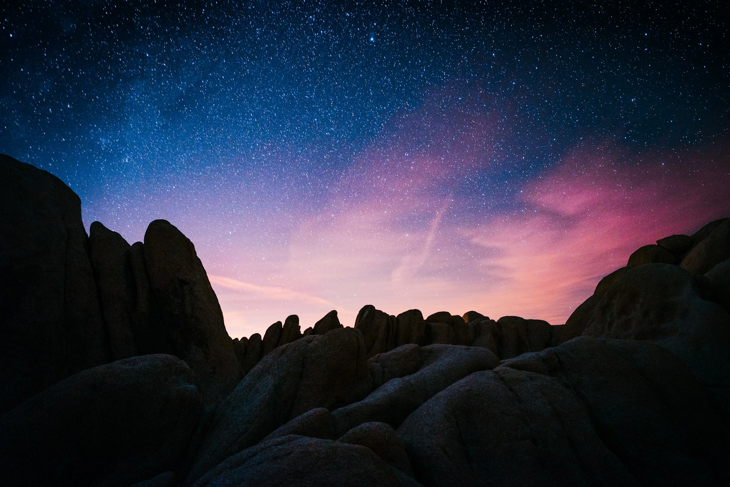 Starry Desert Night Sky Starry Desert Night Sky