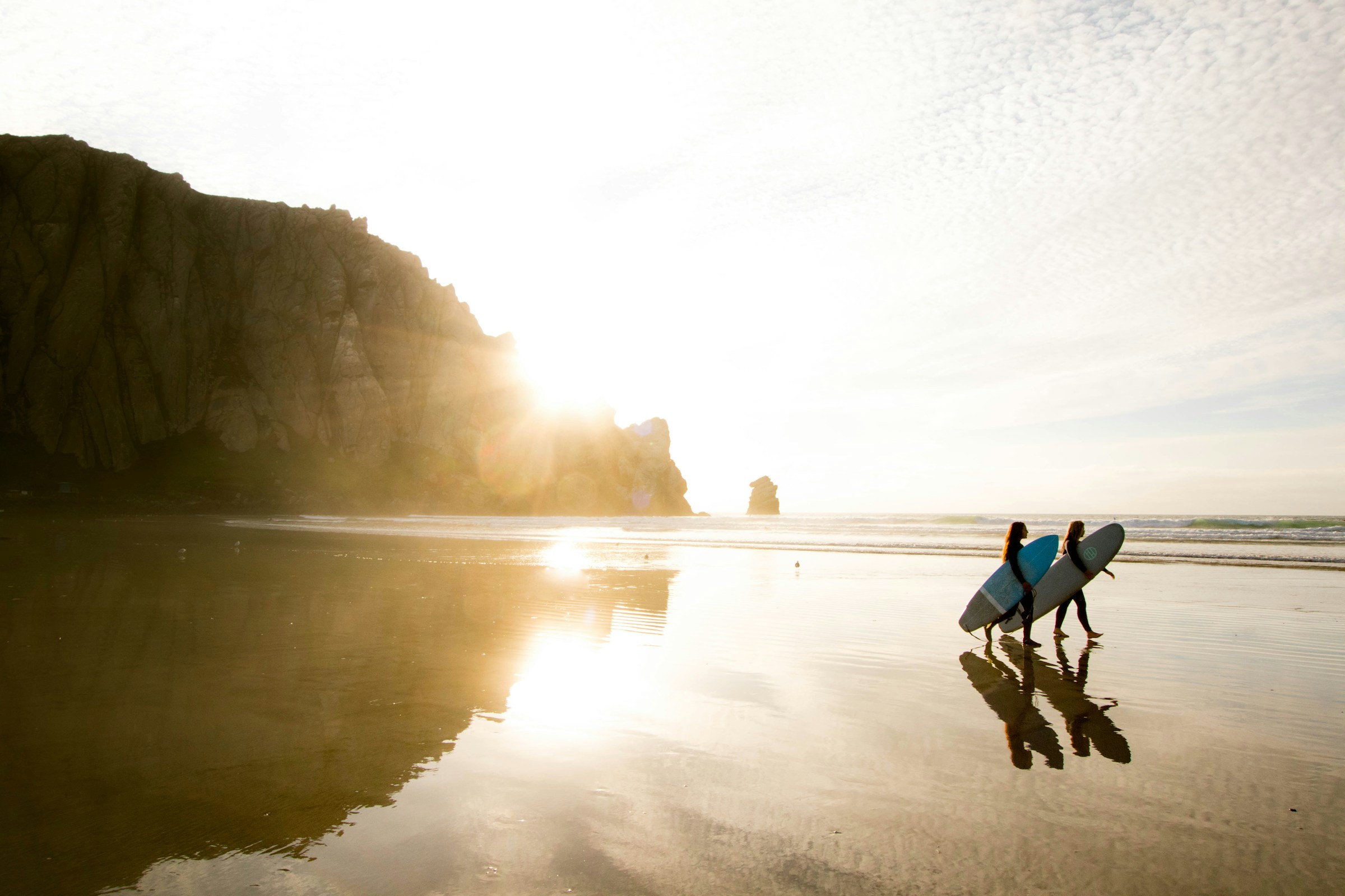 Surfers' Golden Beach Sunset Surfers' Golden Beach Sunset