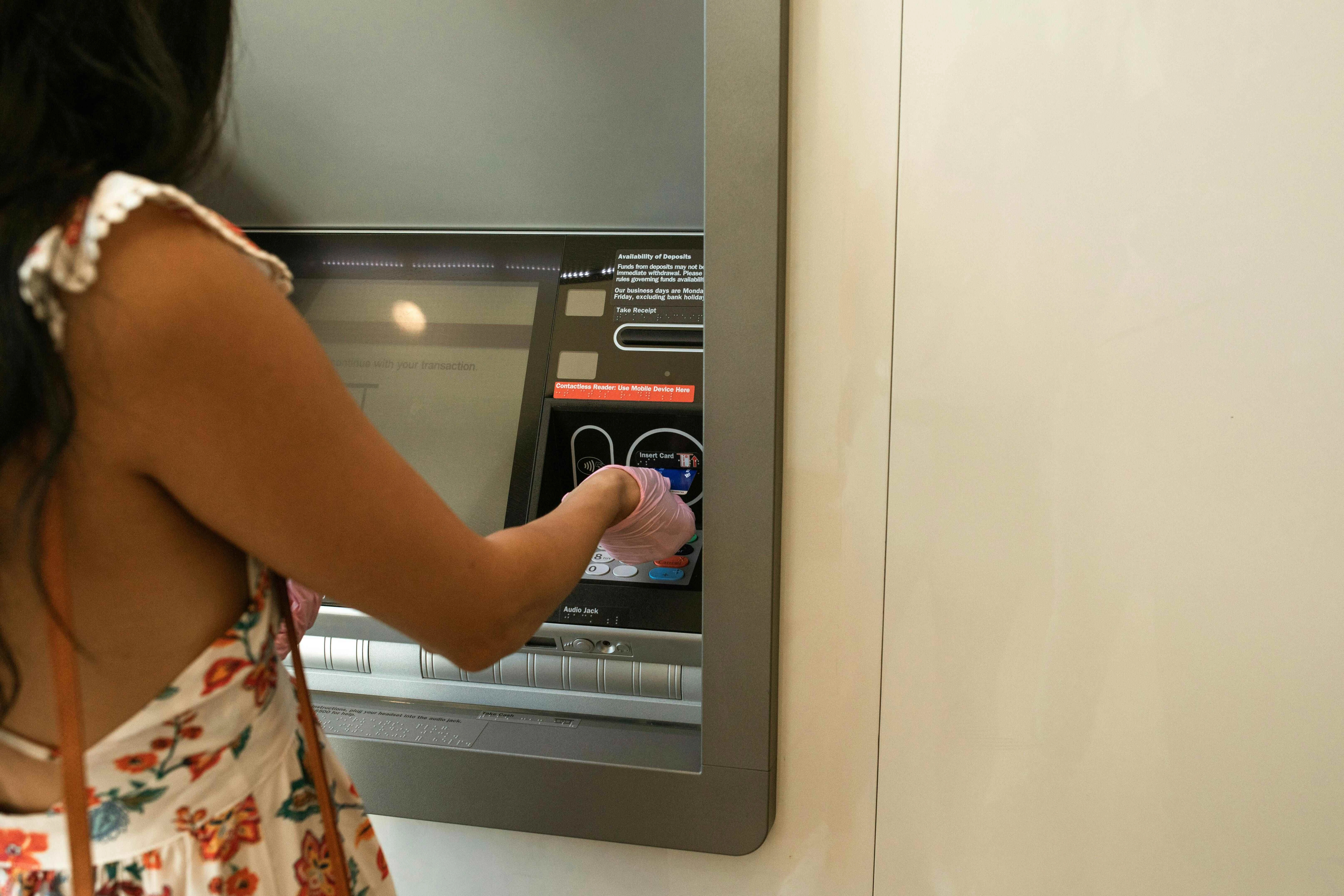 ATM Transaction in Progress ATM Transaction in Progress