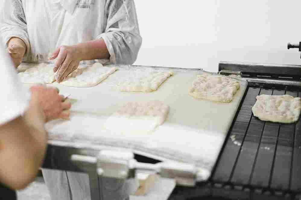 Baking Dough in Kitchen