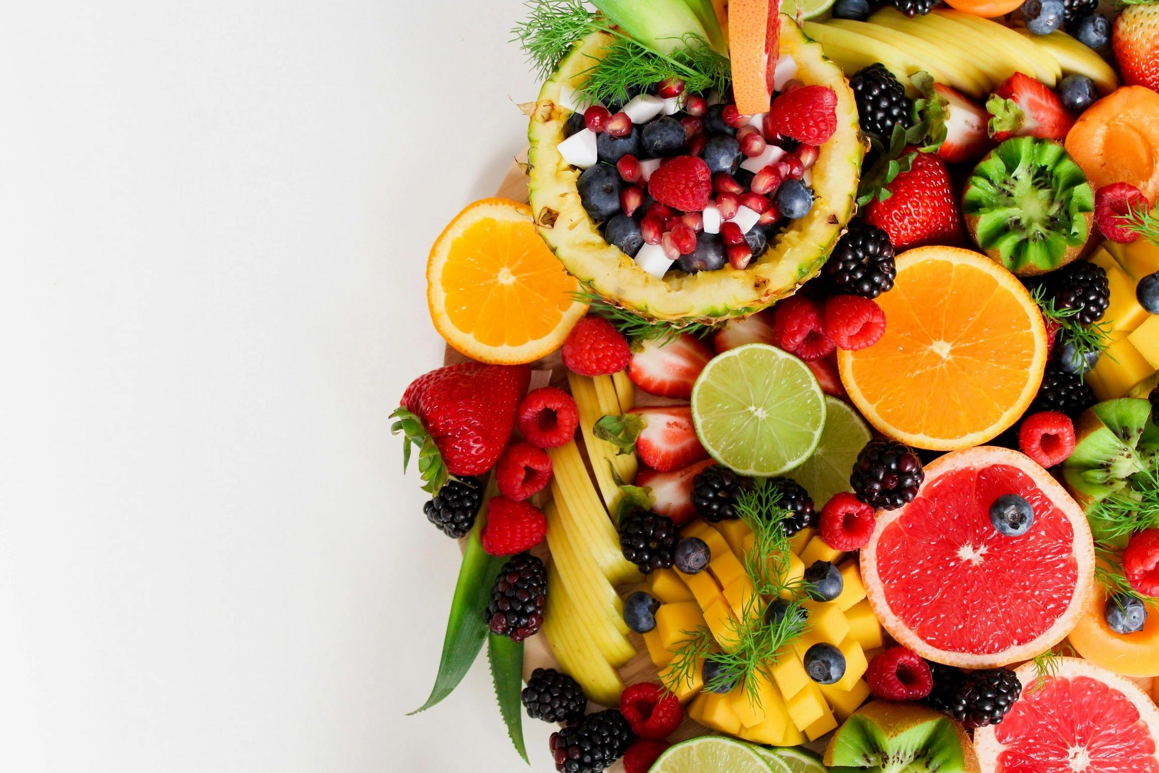 Colorful Fresh Fruit Assortment