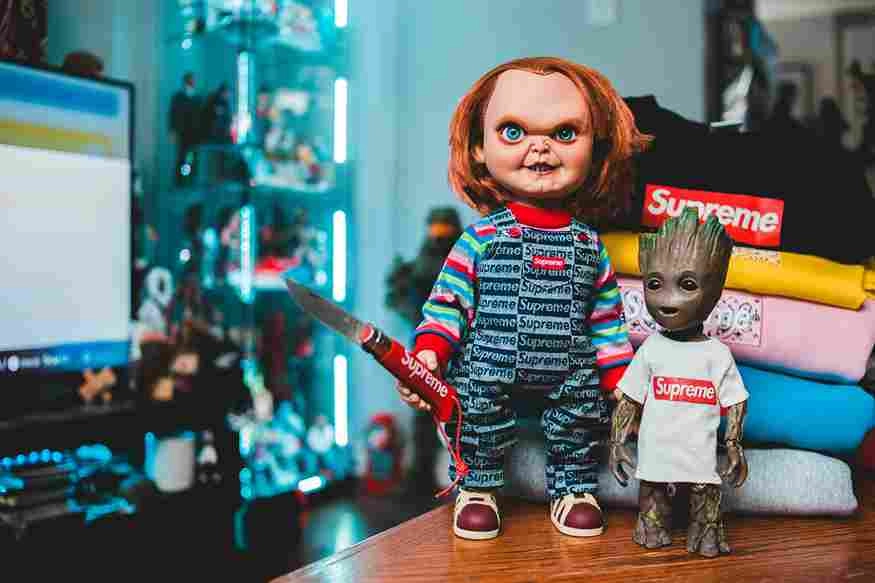 Creepy Dolls Wearing Supreme