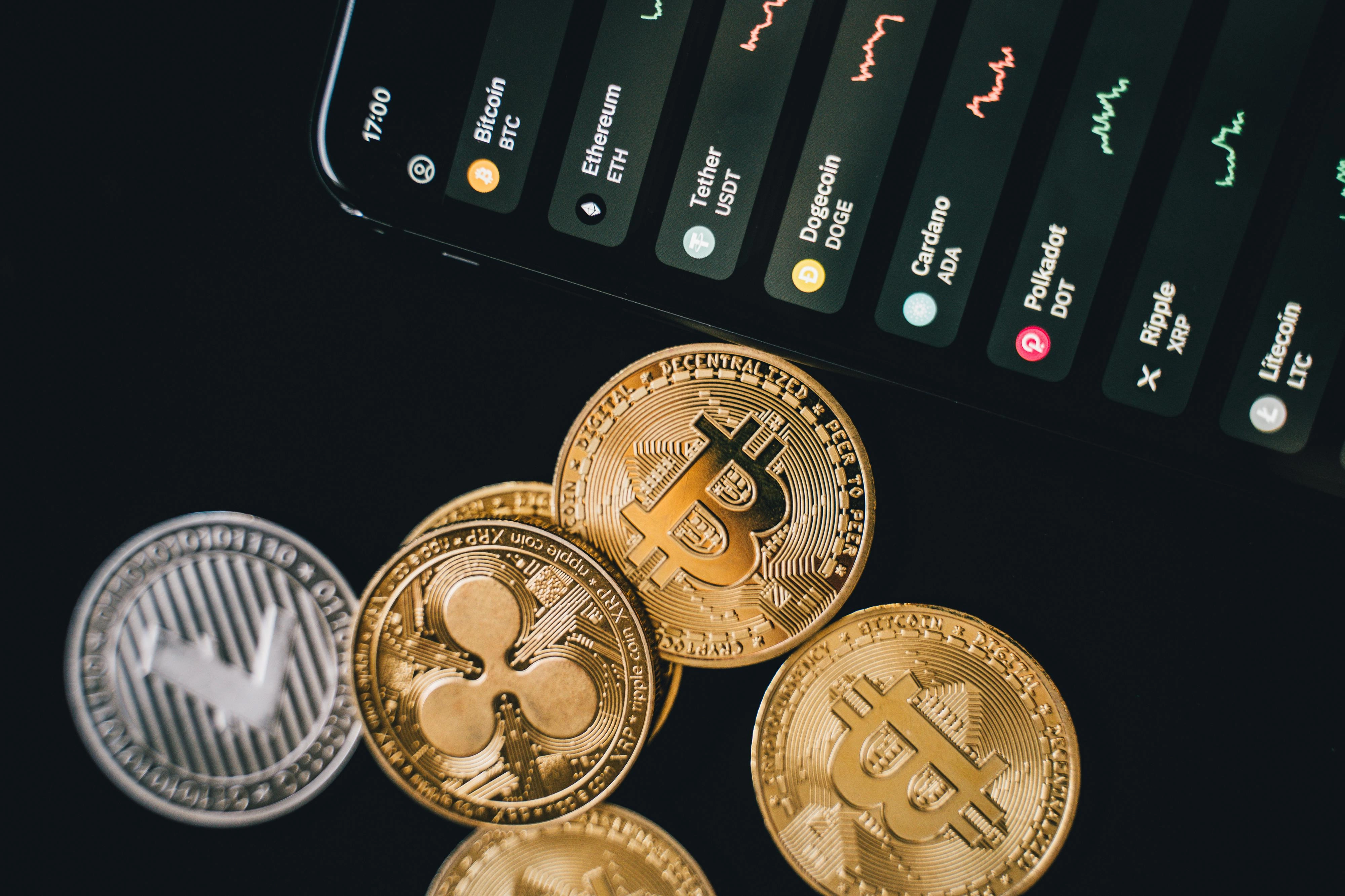 Cryptocurrency Trading App Interface Cryptocurrency Trading App Interface