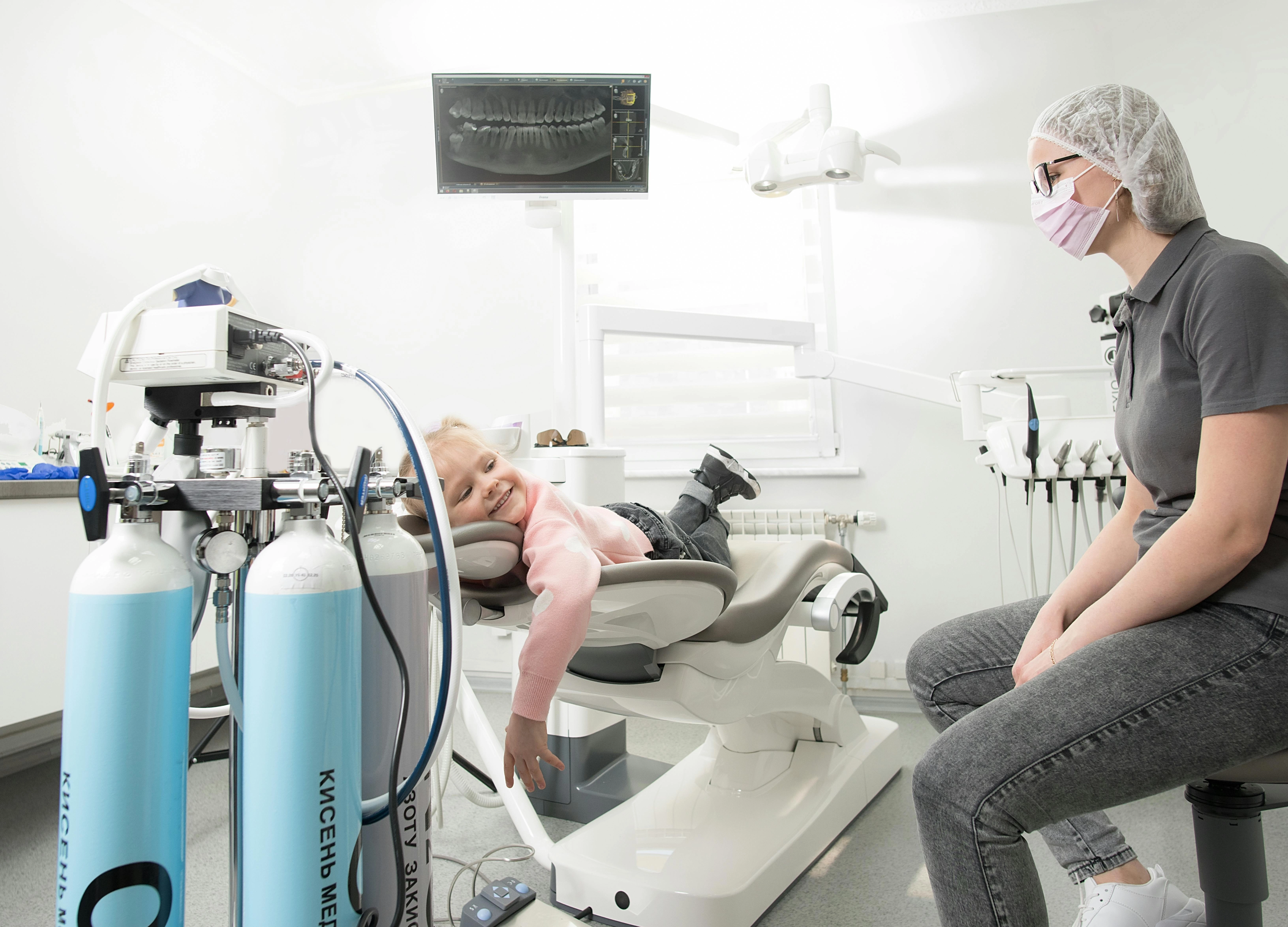 Dental Visit with Young Patient
